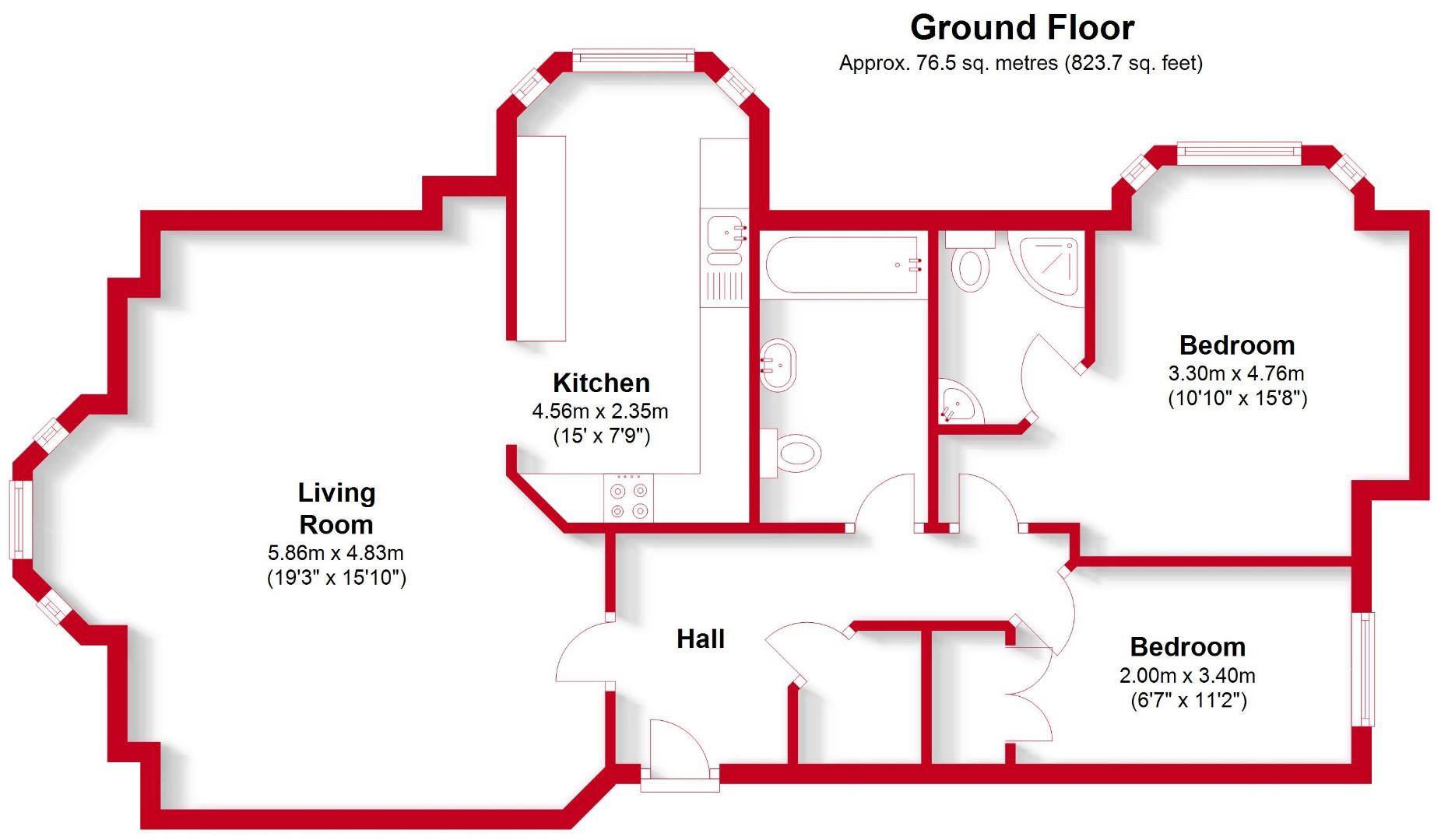 2 Bedrooms Flat for sale in Dale Street, Leamington Spa CV32