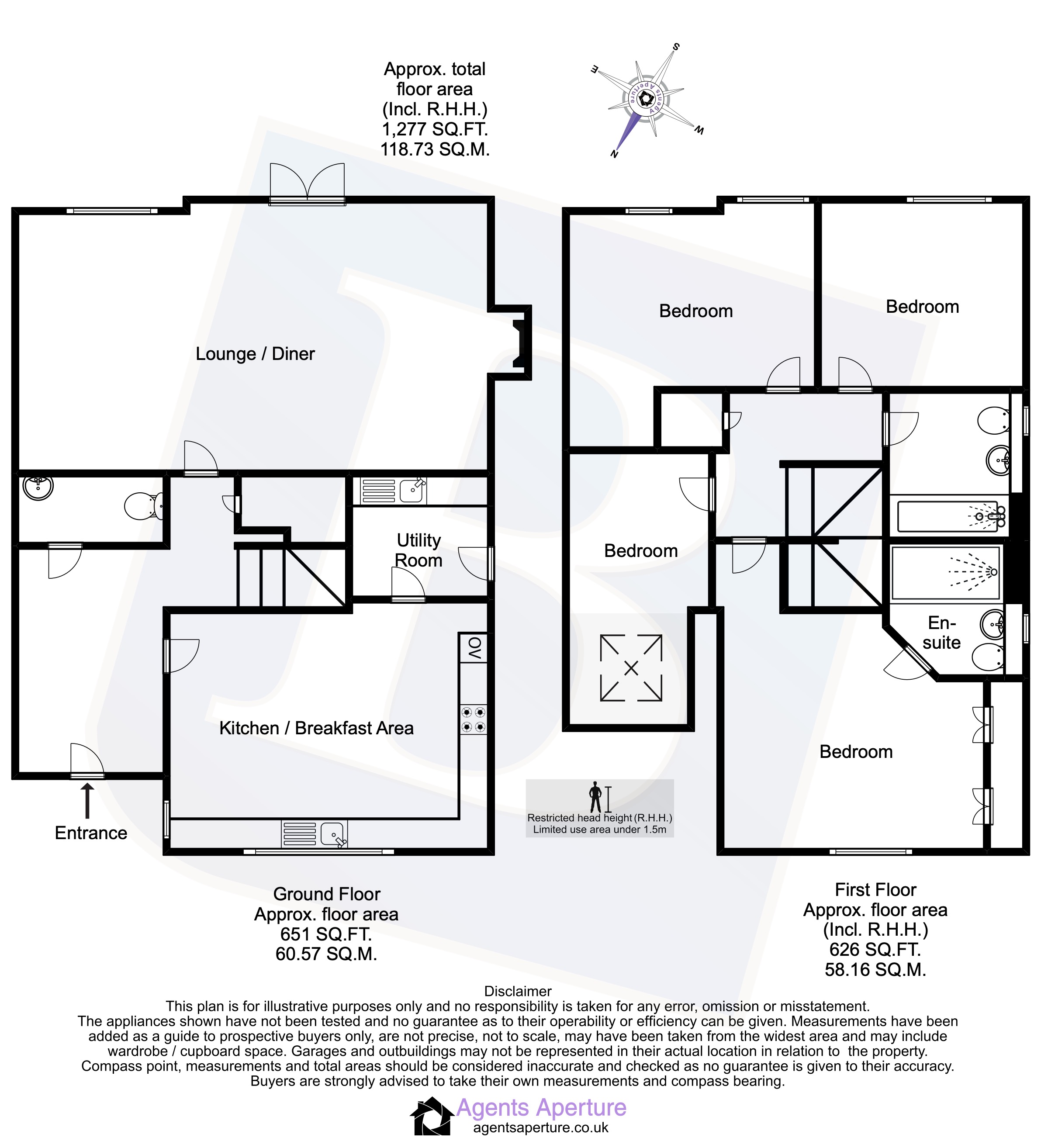 6 The Rookeries,, Rookery Road, Ingatestone floorplan