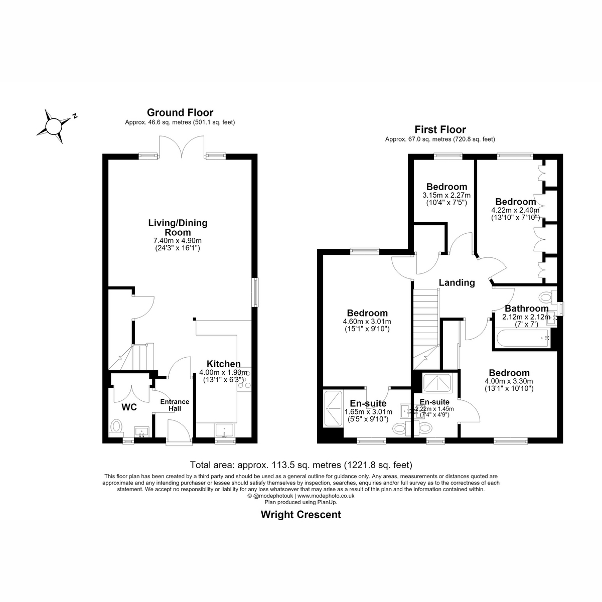 18, Wright Crescent,, Chelmsford floorplan