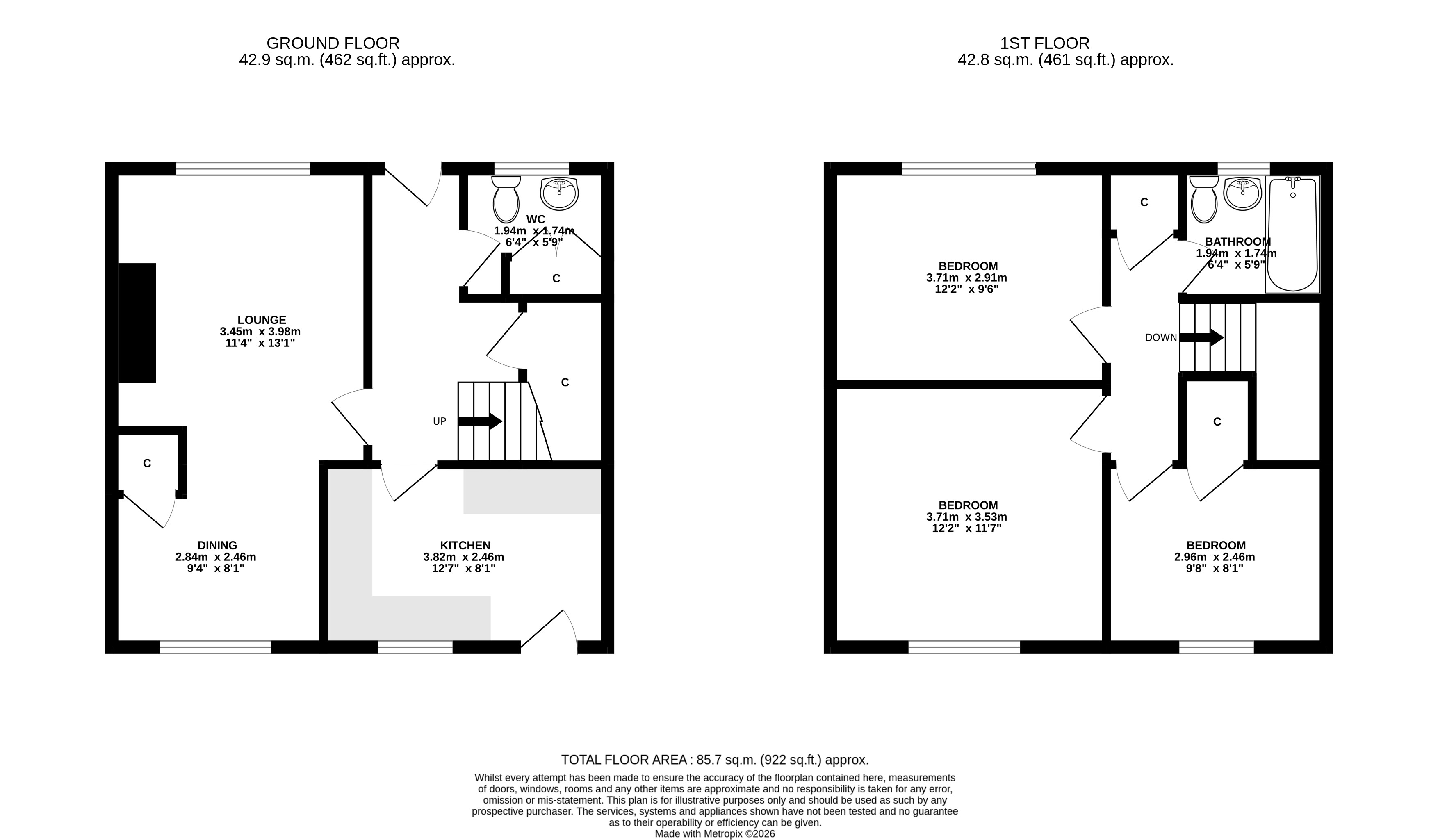 9, Newbigging Drive, Arbroath floorplan