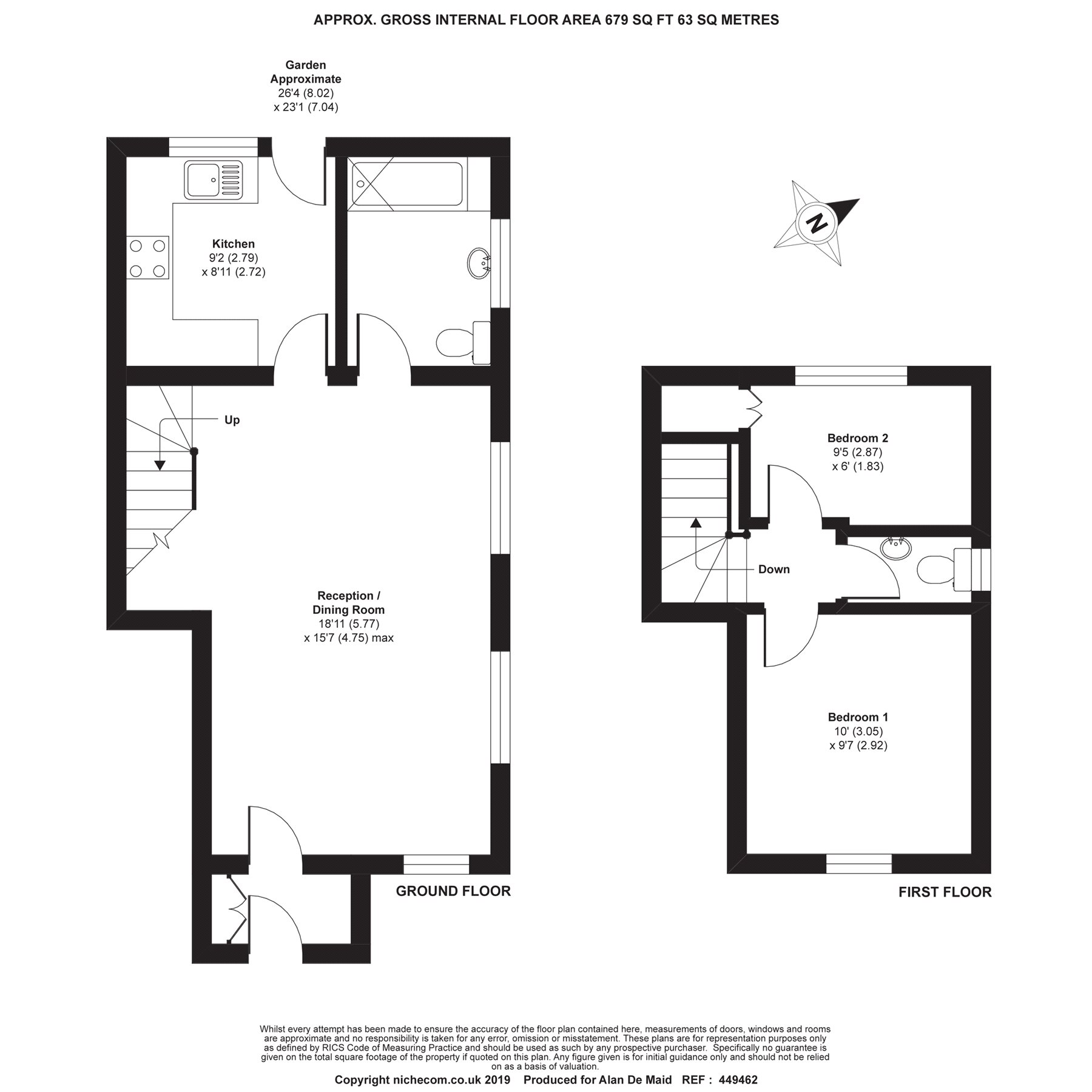 2 Bedrooms Semi-detached house for sale in Hilda Vale Road, Locksbottom, Orpington BR6