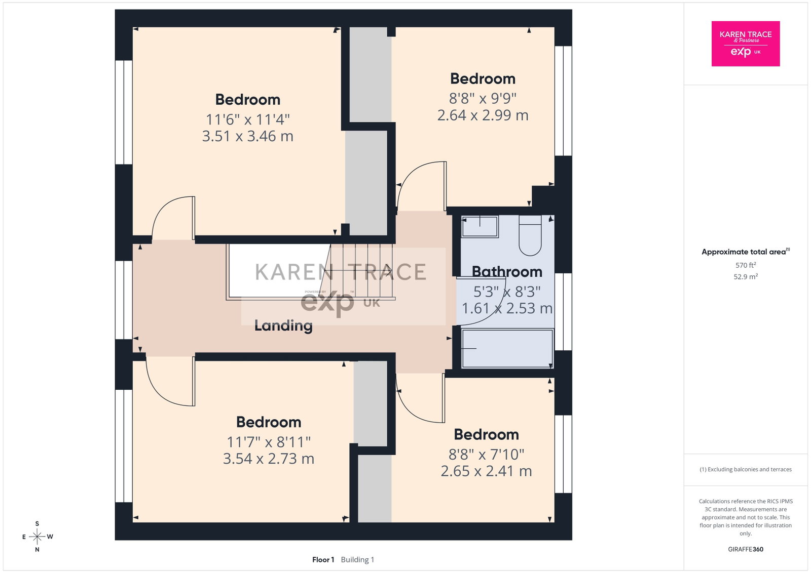 11, Brockstone Road, St. Austell floorplan