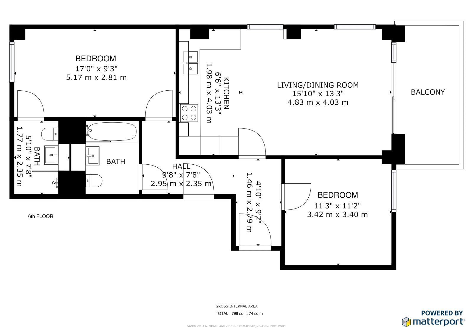2 Bedrooms Flat to rent in Cityview Point, London E14
