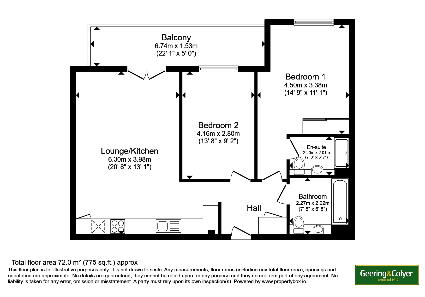 Flat 31, Adeline Height,, Rosalind Drive, Kent floorplan