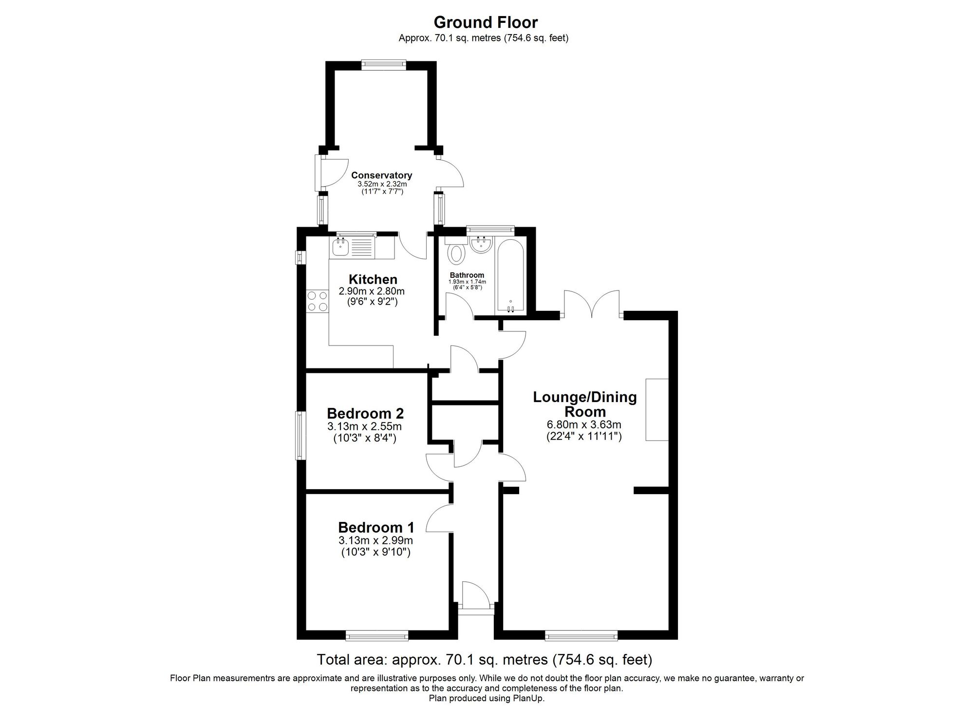 43 Centre Road, Ely floorplan