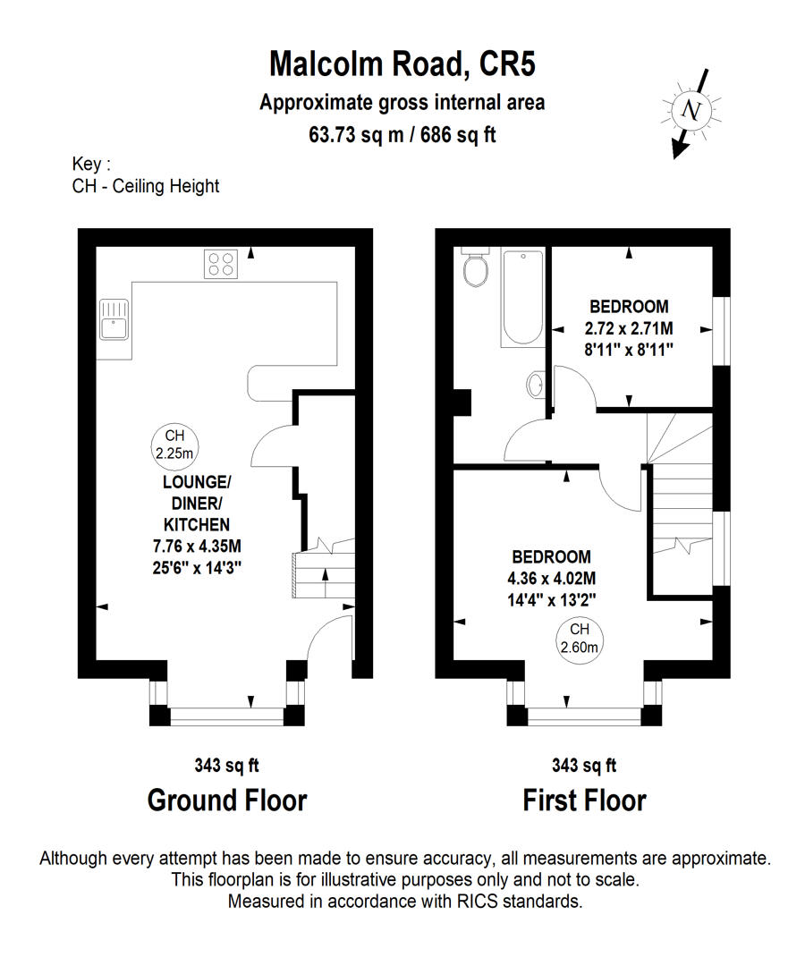 35, Malcolm Road, Coulsdon floorplan