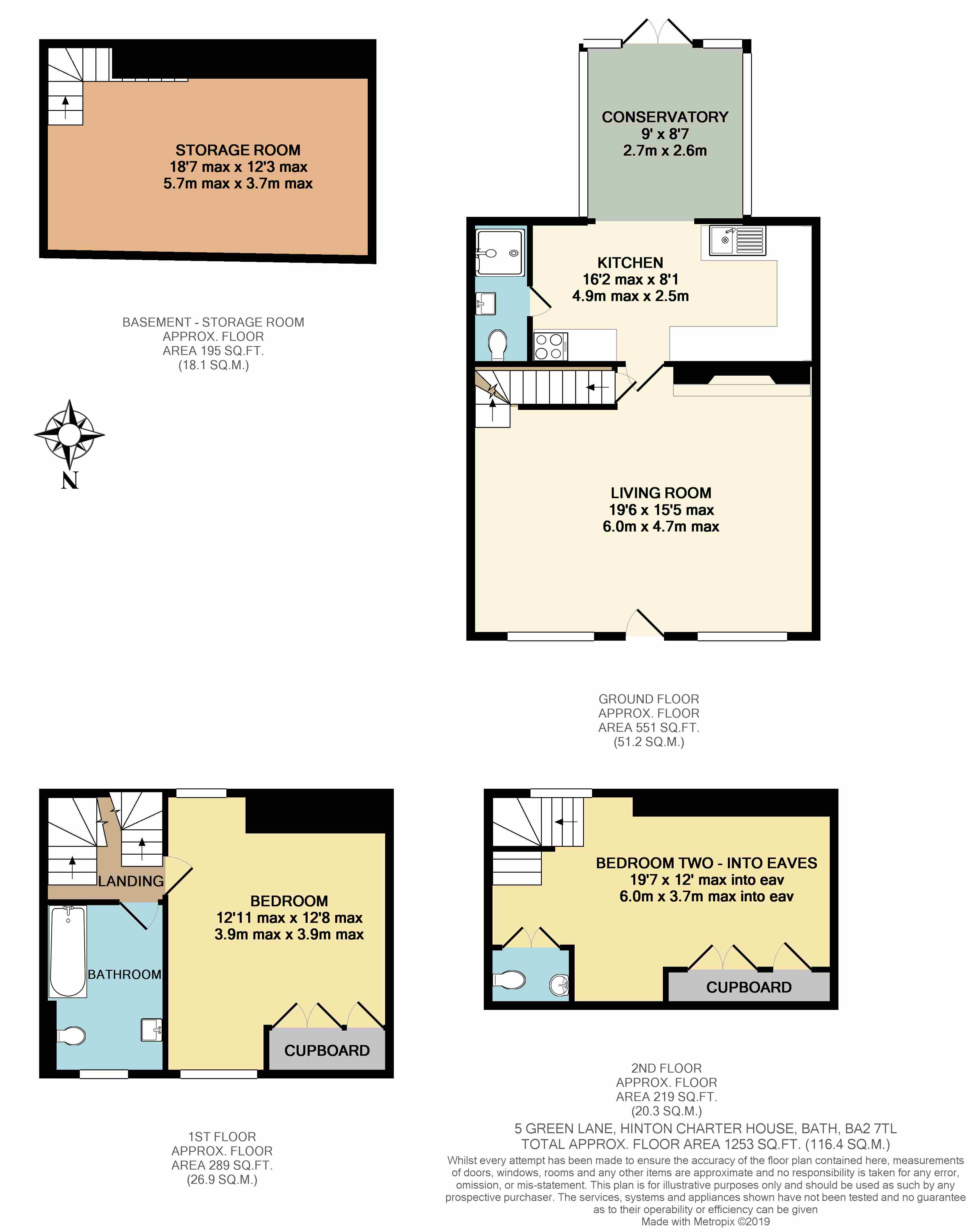 2 Bedrooms Terraced house for sale in Green Lane, Hinton Charterhouse, Bath BA2