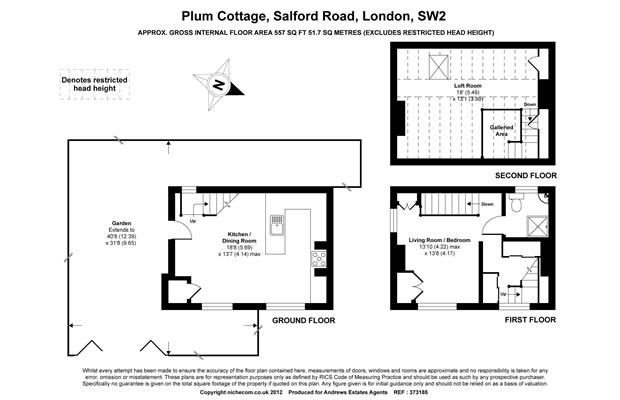 1 Bedrooms Cottage to rent in Plum Cottage, Salford Road, Streatham Hill SW2