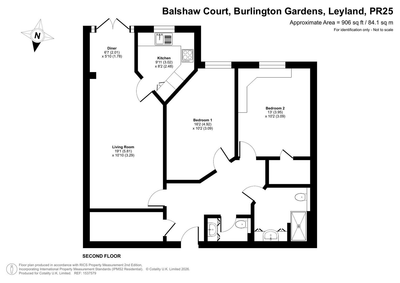 Burlington Gardens, Leyland floorplan