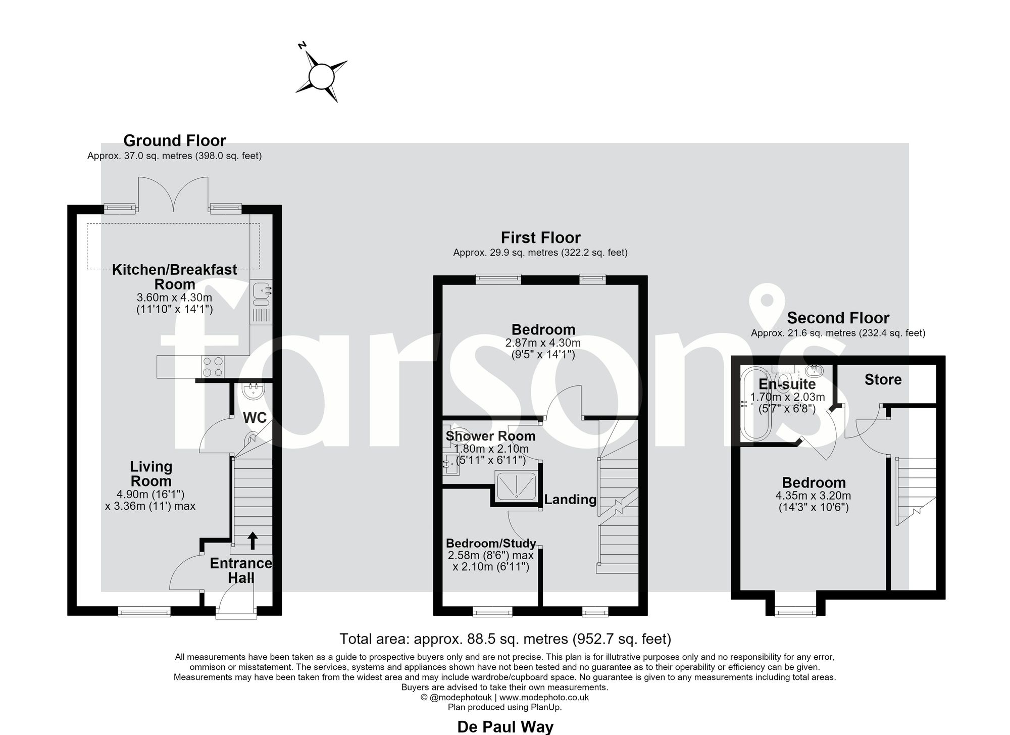 35 De Paul Way, Brentwood floorplan