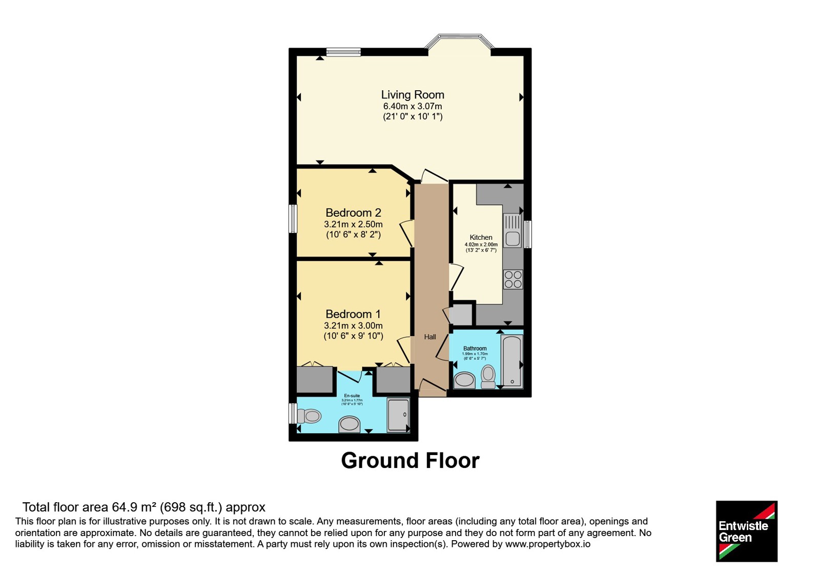 21, Castle Court, Lancashire floorplan