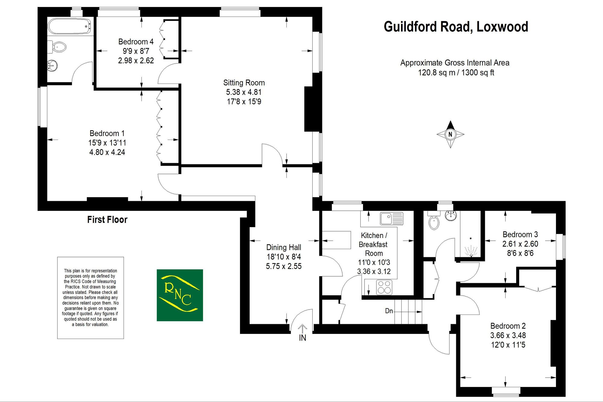 3 Linden House Guildford Road, Billingshurst floorplan