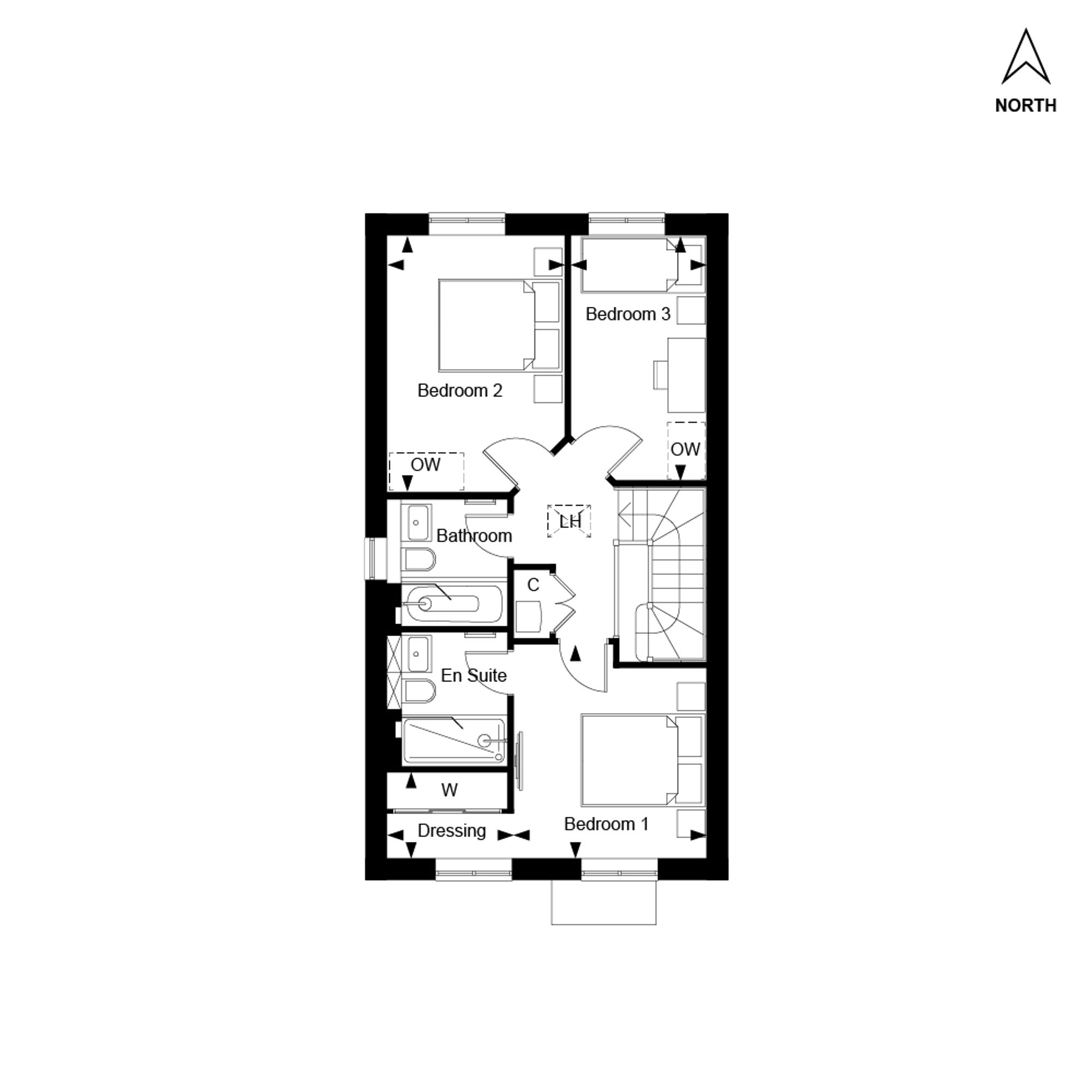 The Russett - Plot 340, The Orchards, Cranleigh floorplan