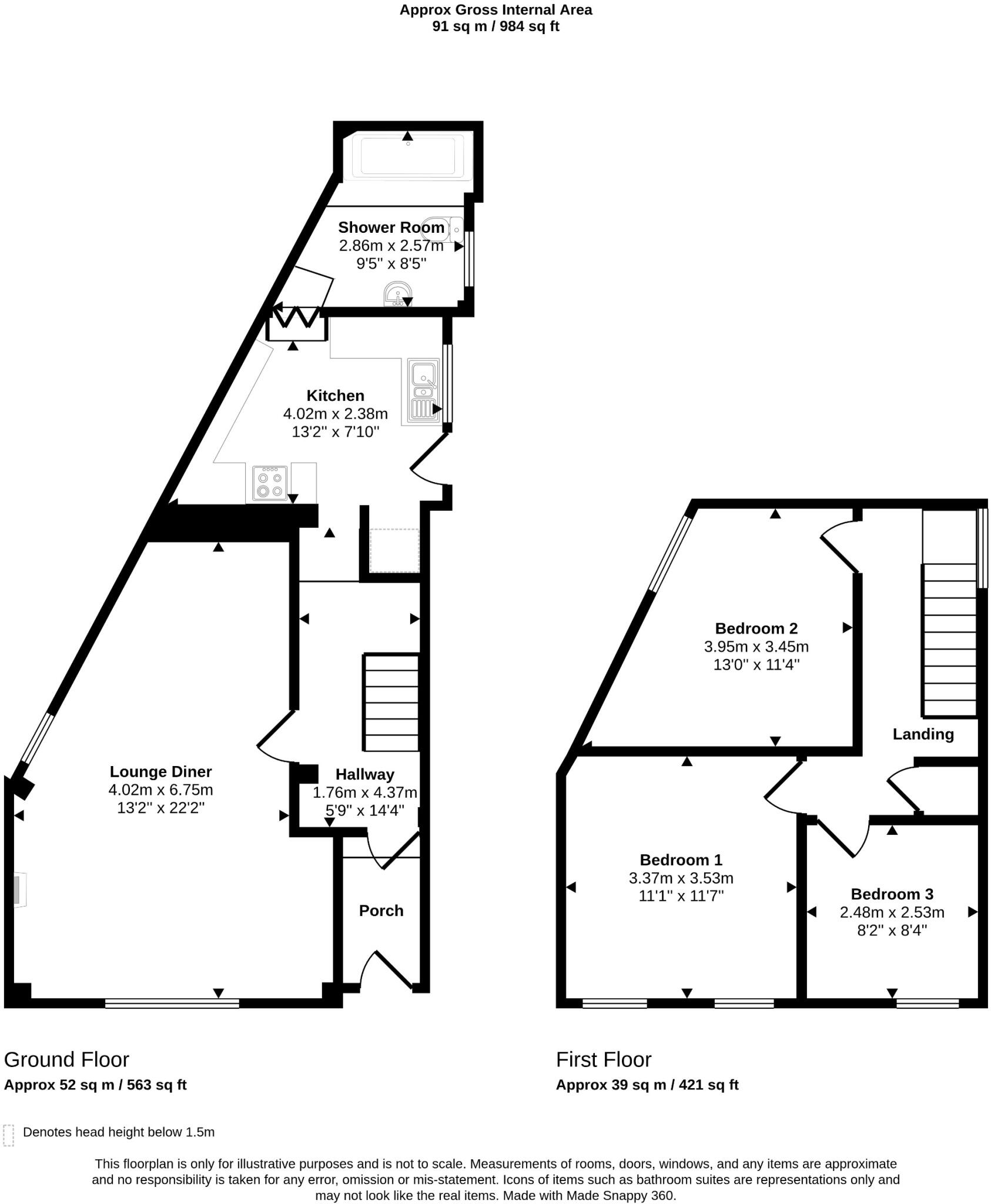 Grove House, Grove Terrace, Treharris floorplan