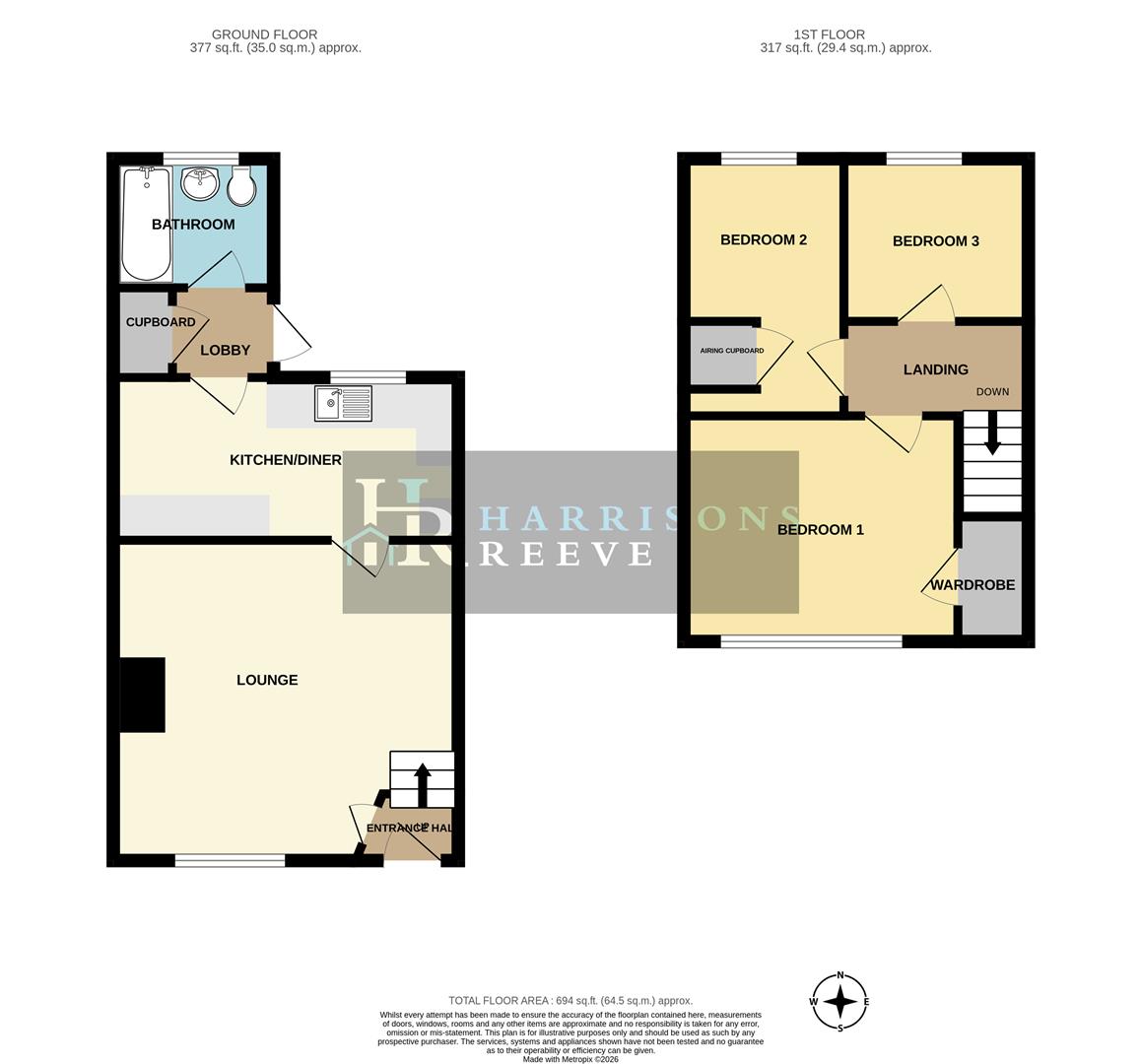 51, Brown Street, Gillingham floorplan