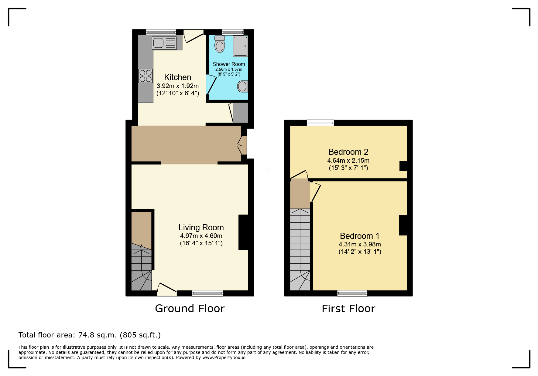 23, Humber Street, Newcastle upon Tyne floorplan