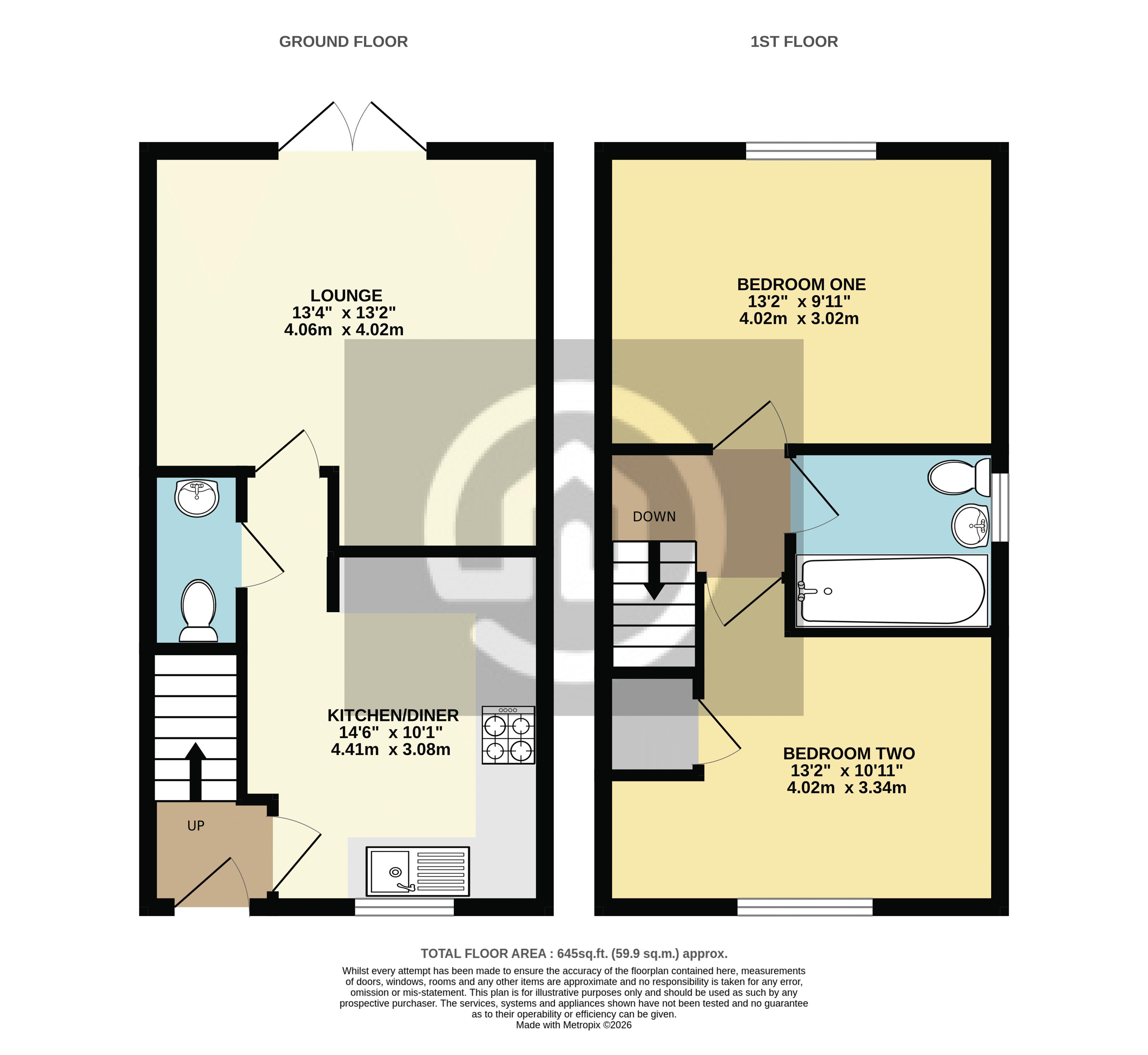 7, Alder Close, Bedford floorplan