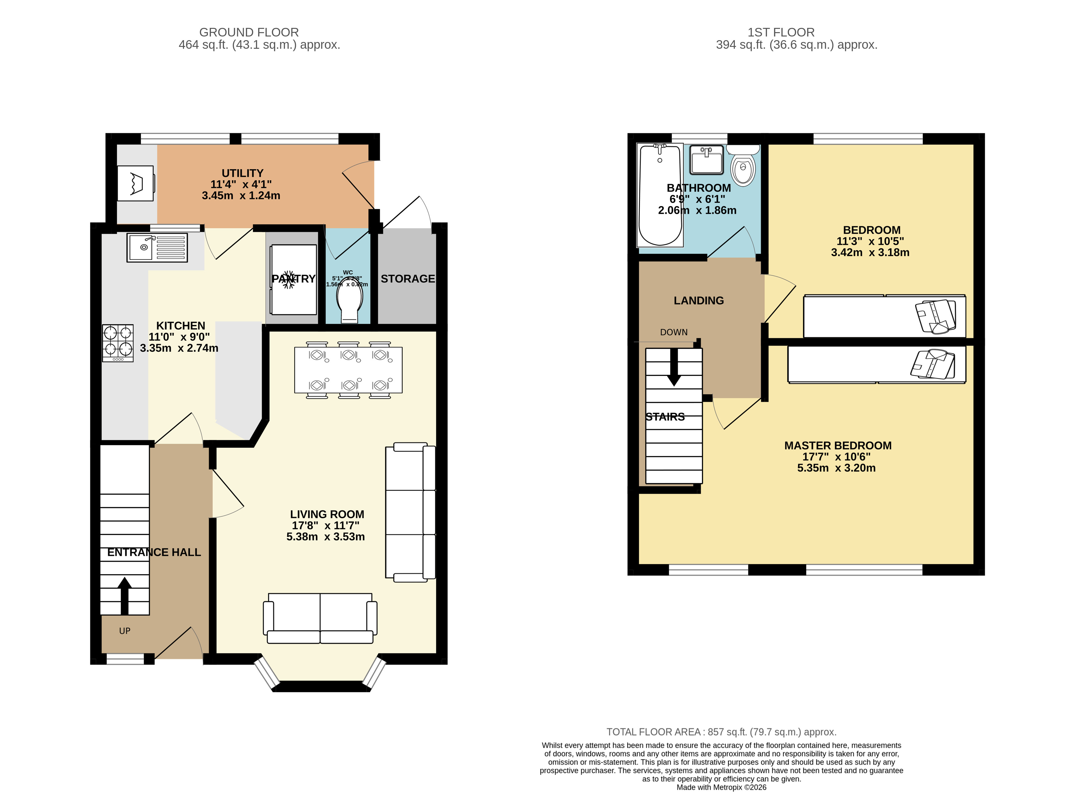 334, Oakley Road, Luton floorplan