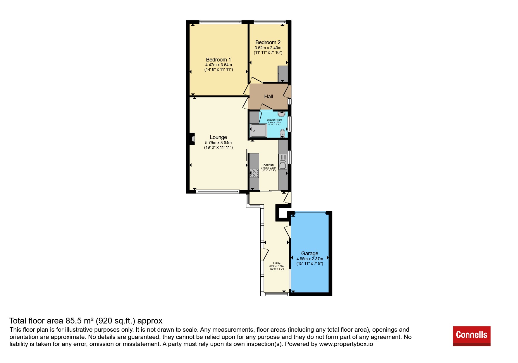 67, Lidford Tor Avenue, Paignton floorplan