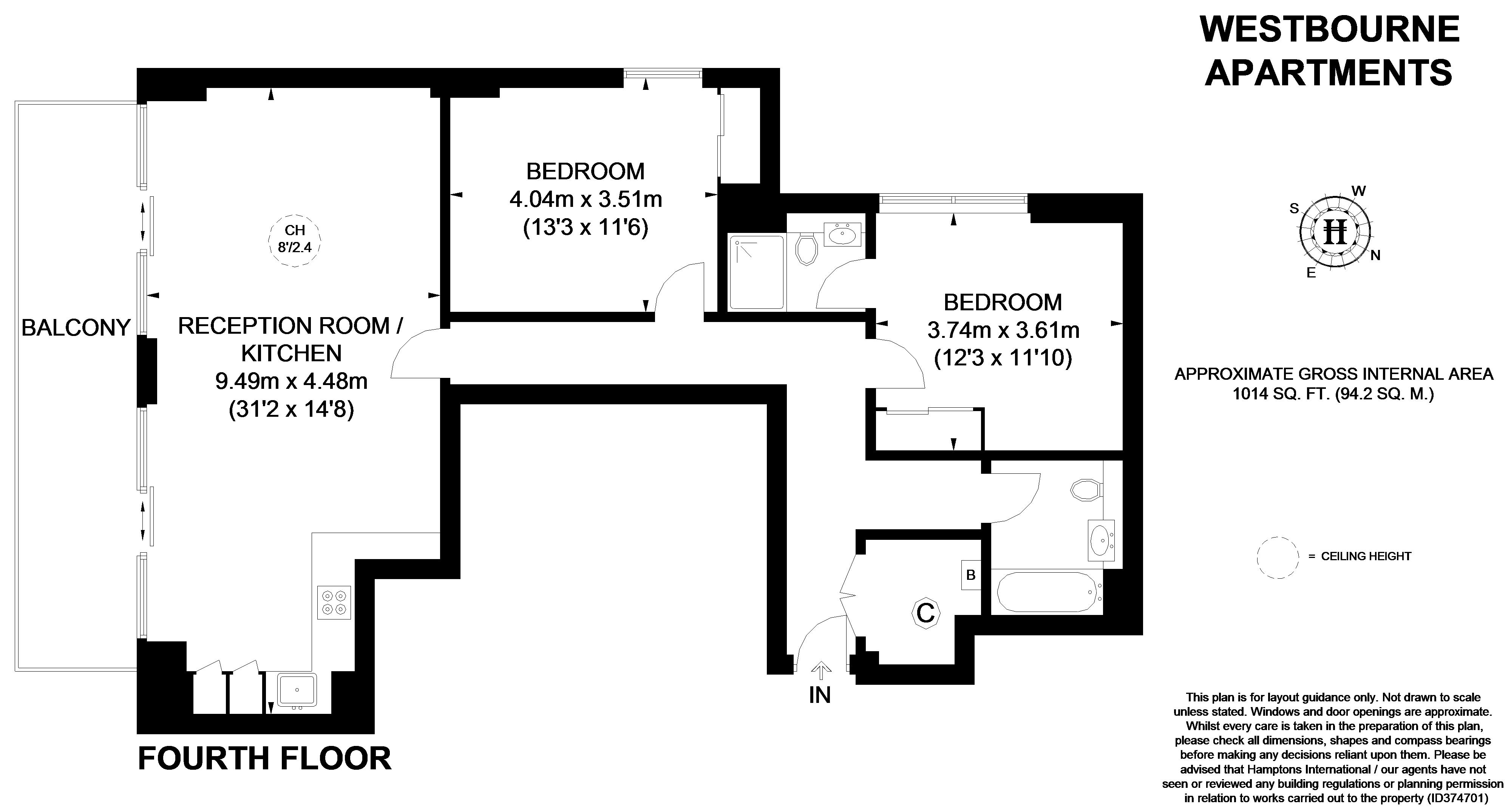 2 Bedrooms Flat to rent in Central Avenue, London SW6