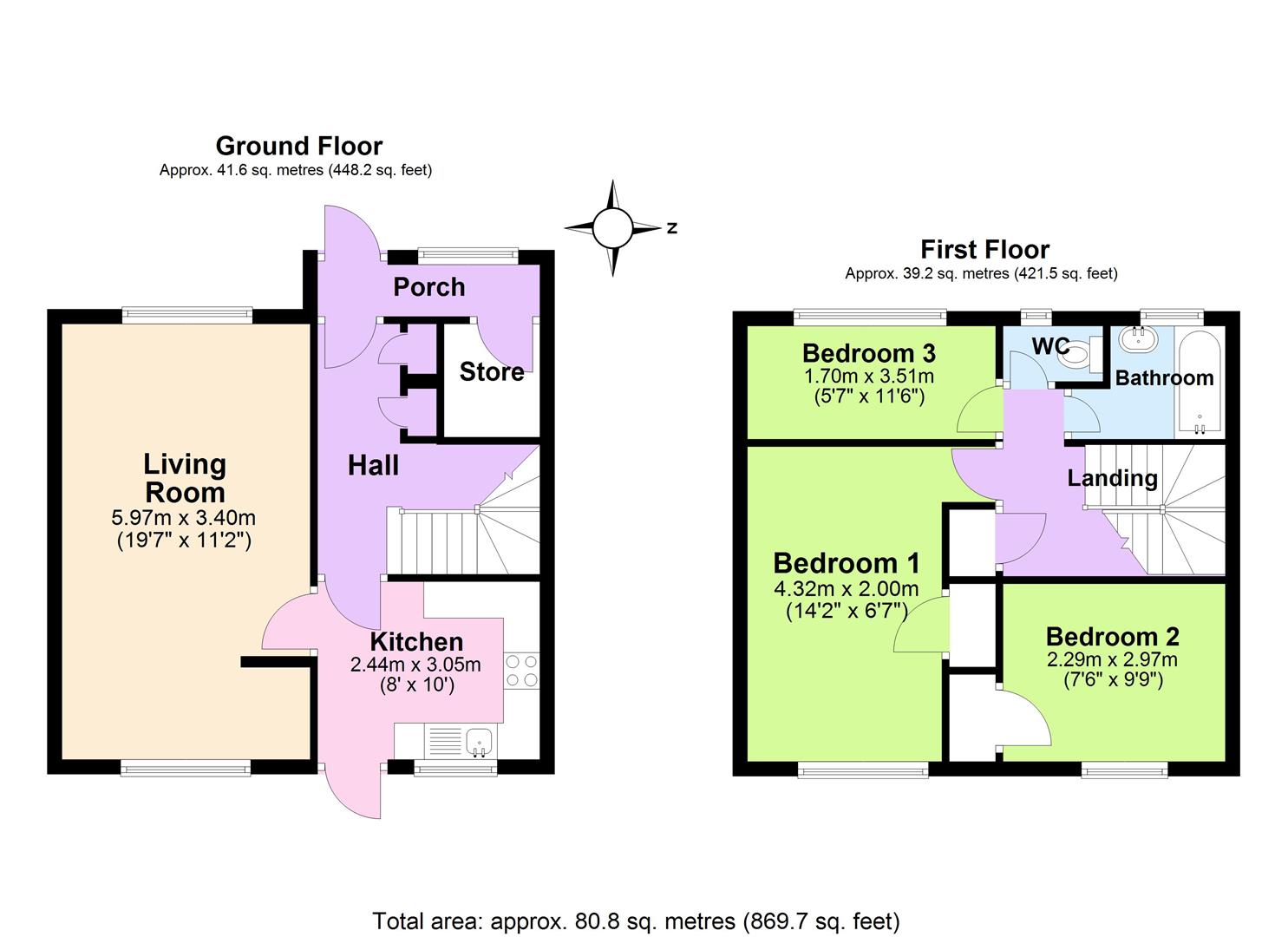47, Withies Close, Hereford floorplan