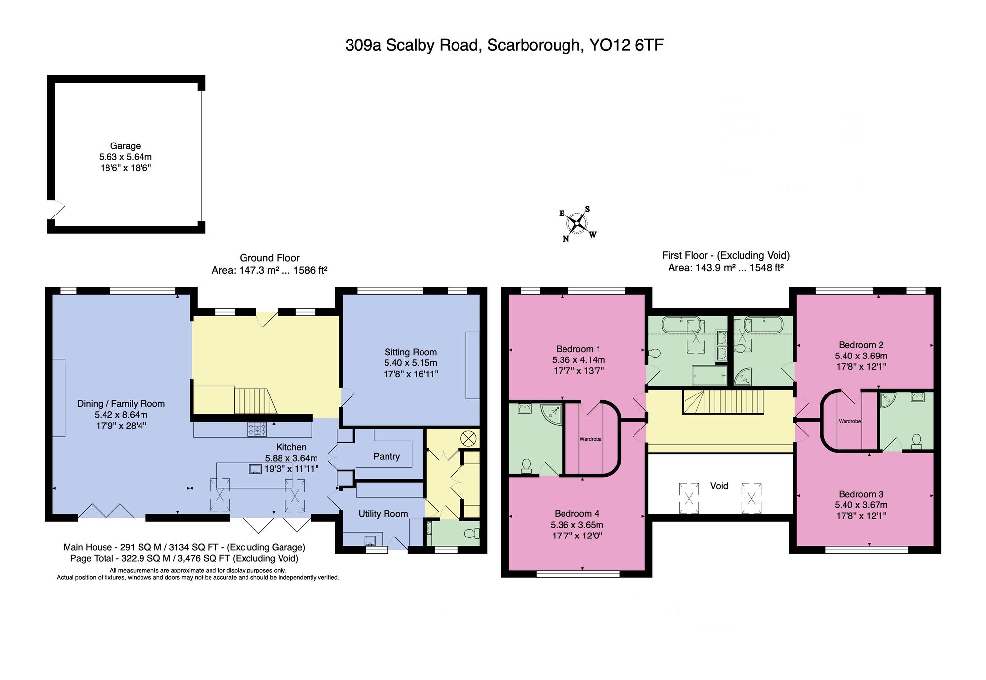 Kainos House, 309a Scalby Road, Scarborough floorplan