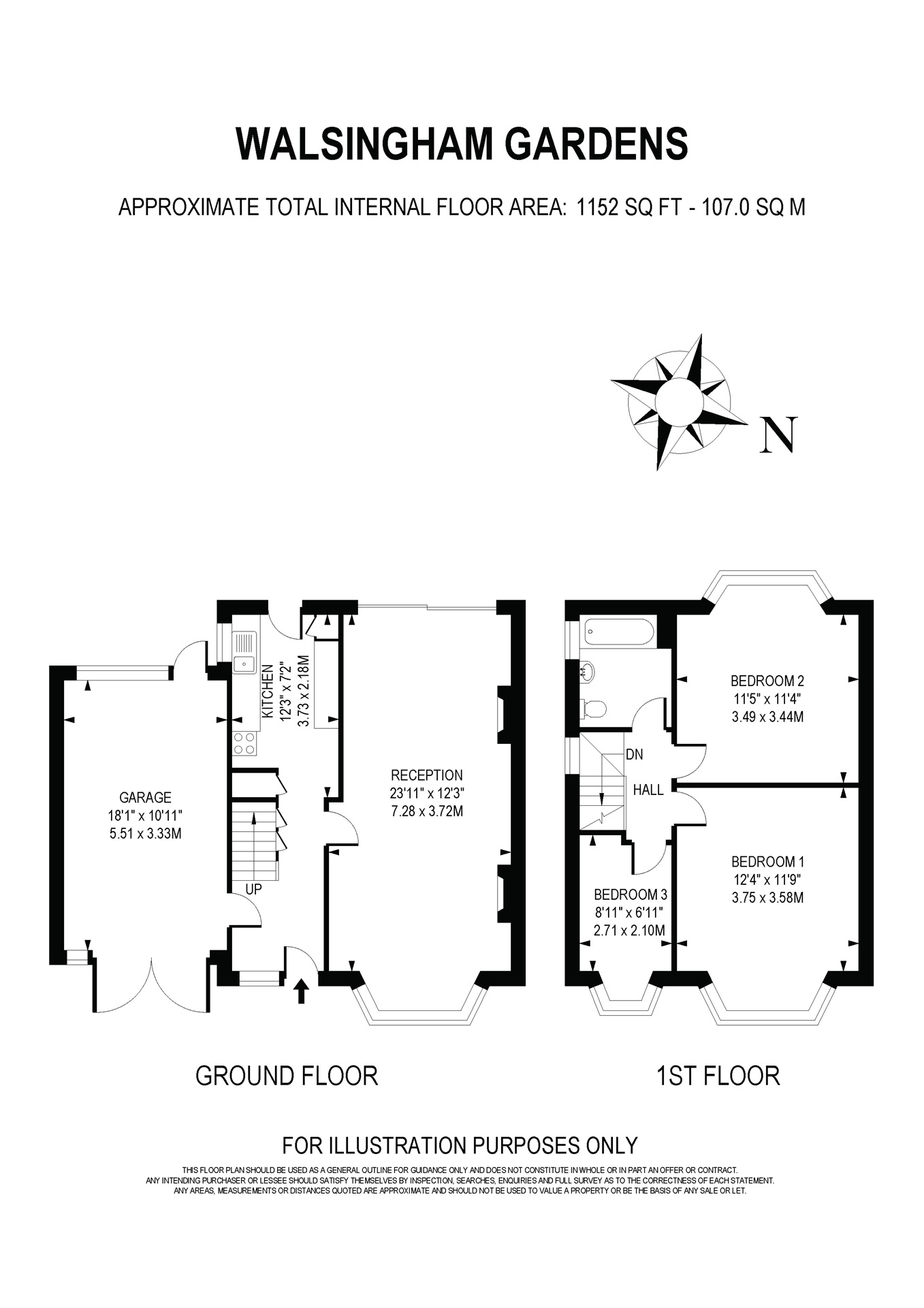 3 Bedrooms End terrace house for sale in Walsingham Gardens, Stoneleigh, Epsom KT19