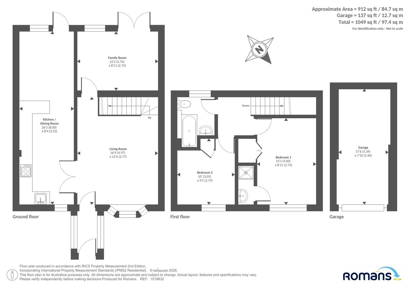 33, Blackstone Close, Hampshire floorplan