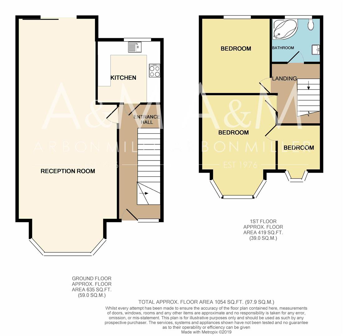 3 Bedrooms Terraced house to rent in Fairlop Road, Ilford IG6