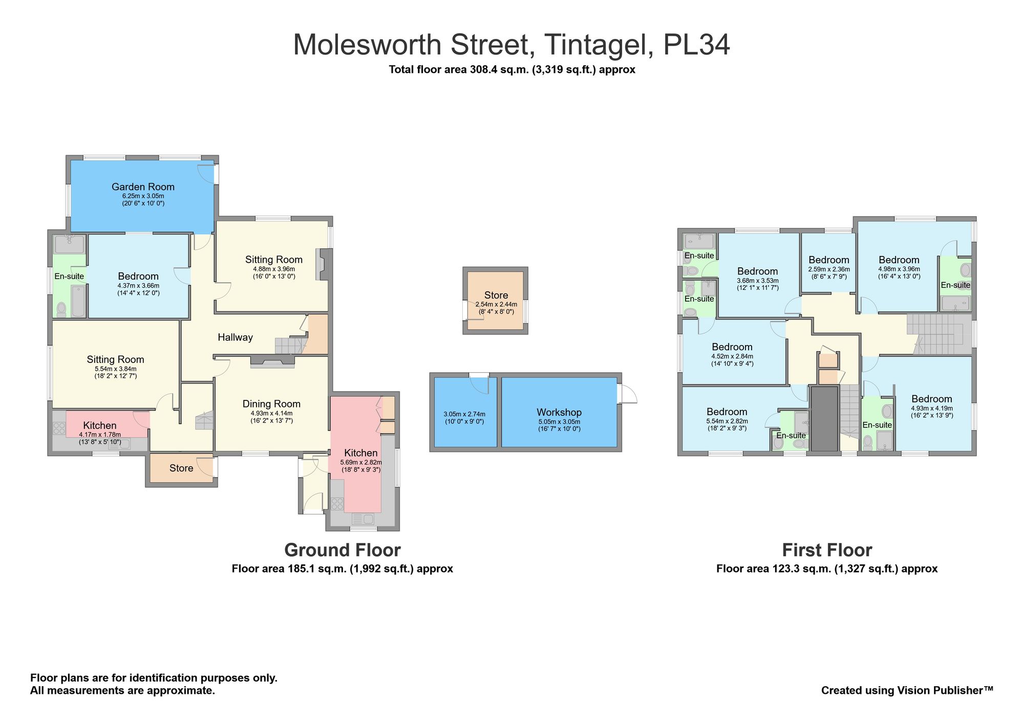 Polkerr House, Tintagel floorplan