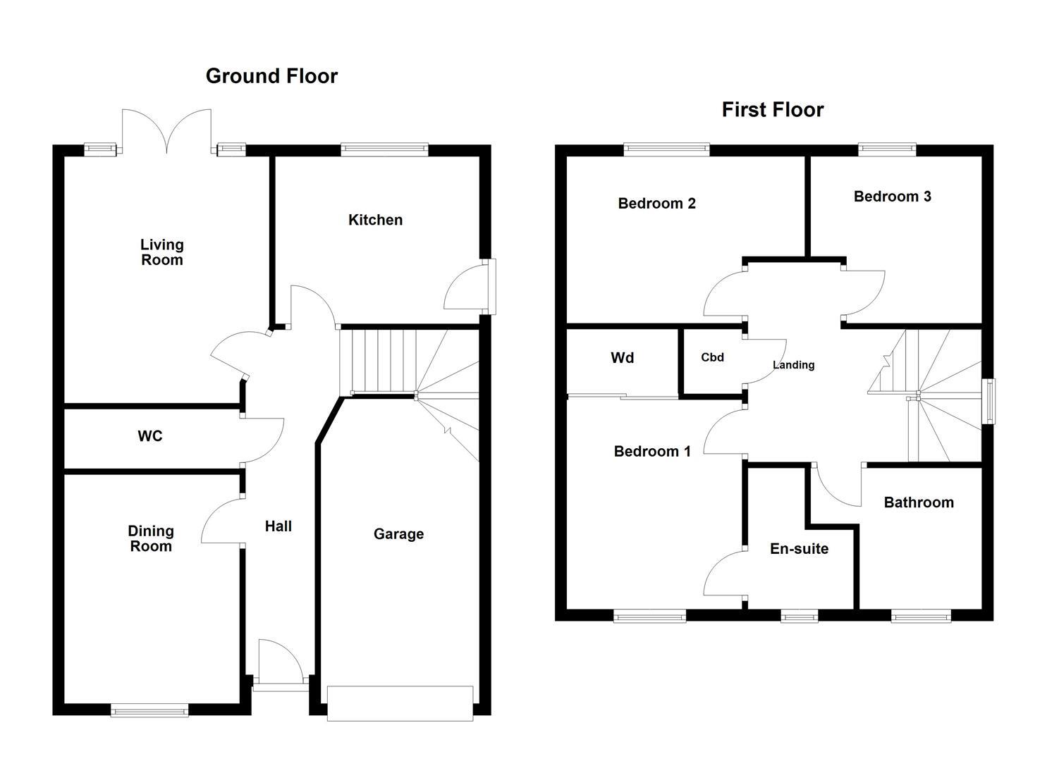 74, Darsdale Drive, Wellingborough floorplan