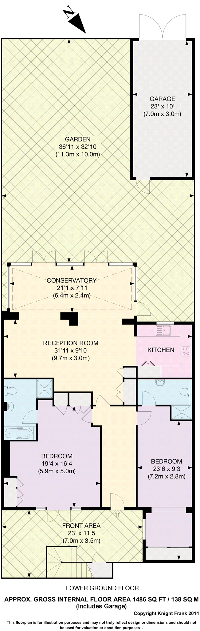 19c, Warwick Avenue, Maida Vale floorplan