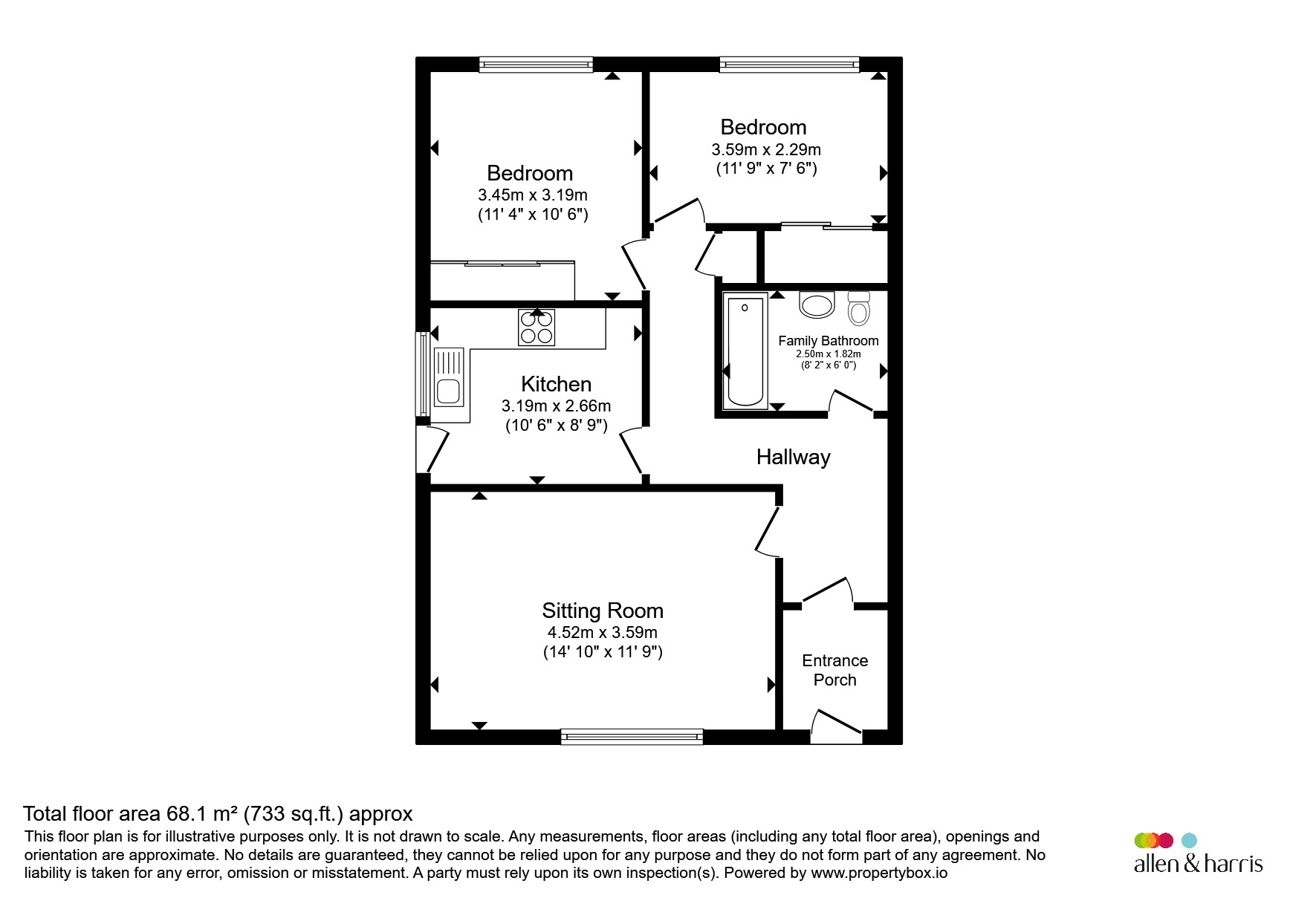 18, Hirst Court, Stirling floorplan