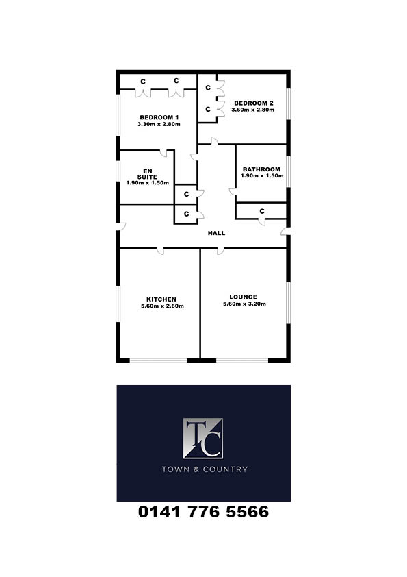 10, Oakwood Court, Stepps floorplan