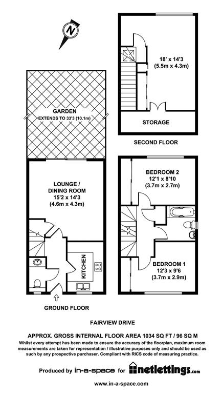35A, Fairview Drive, Chigwell floorplan