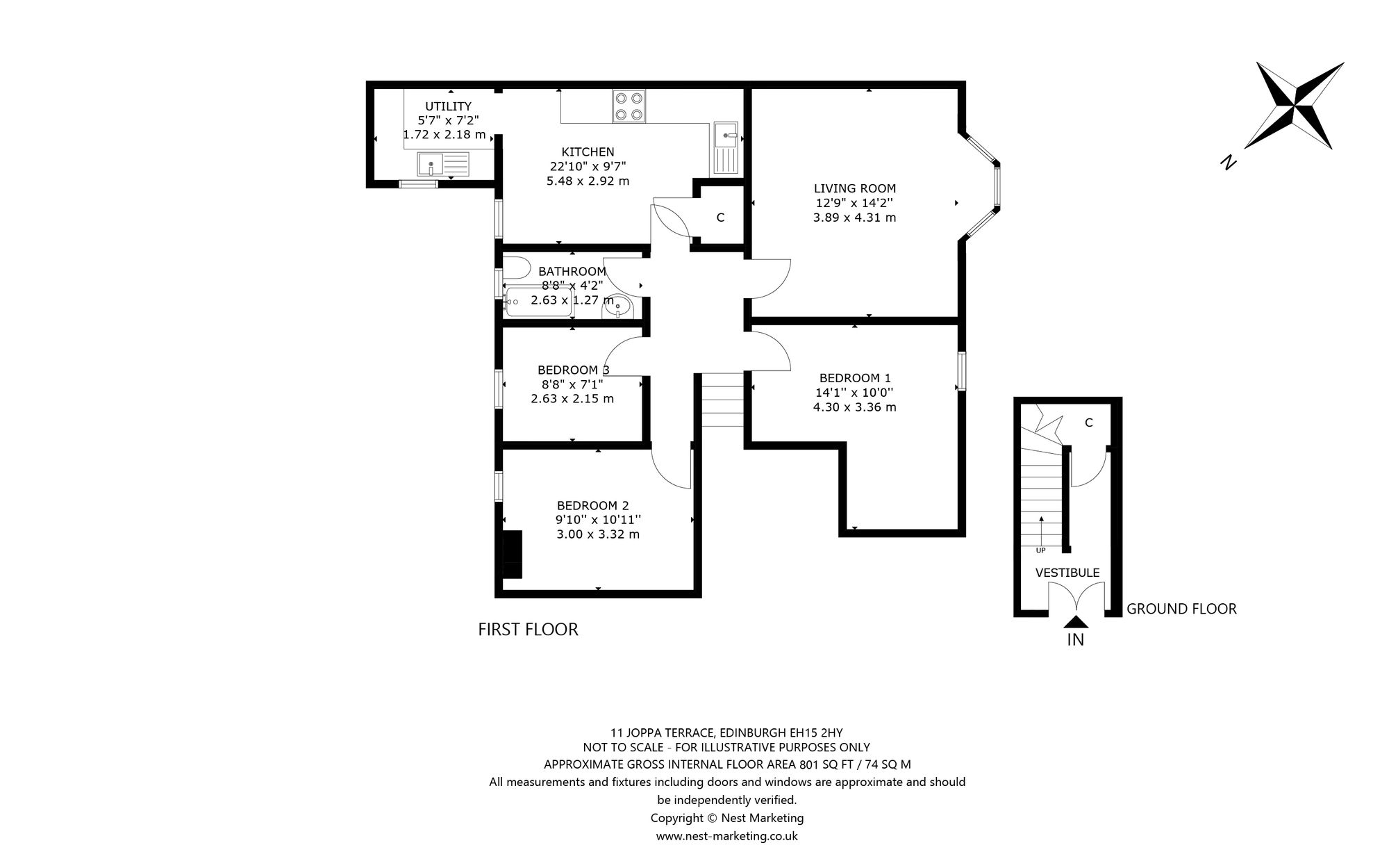 11 Joppa Terrace, Edinburgh floorplan