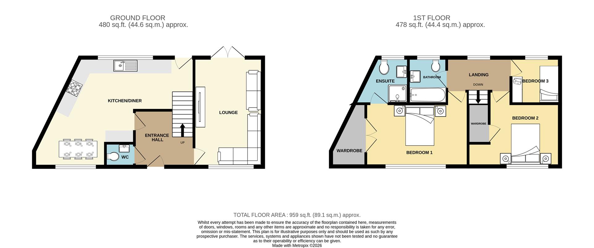 2, The Nave, Basildon floorplan