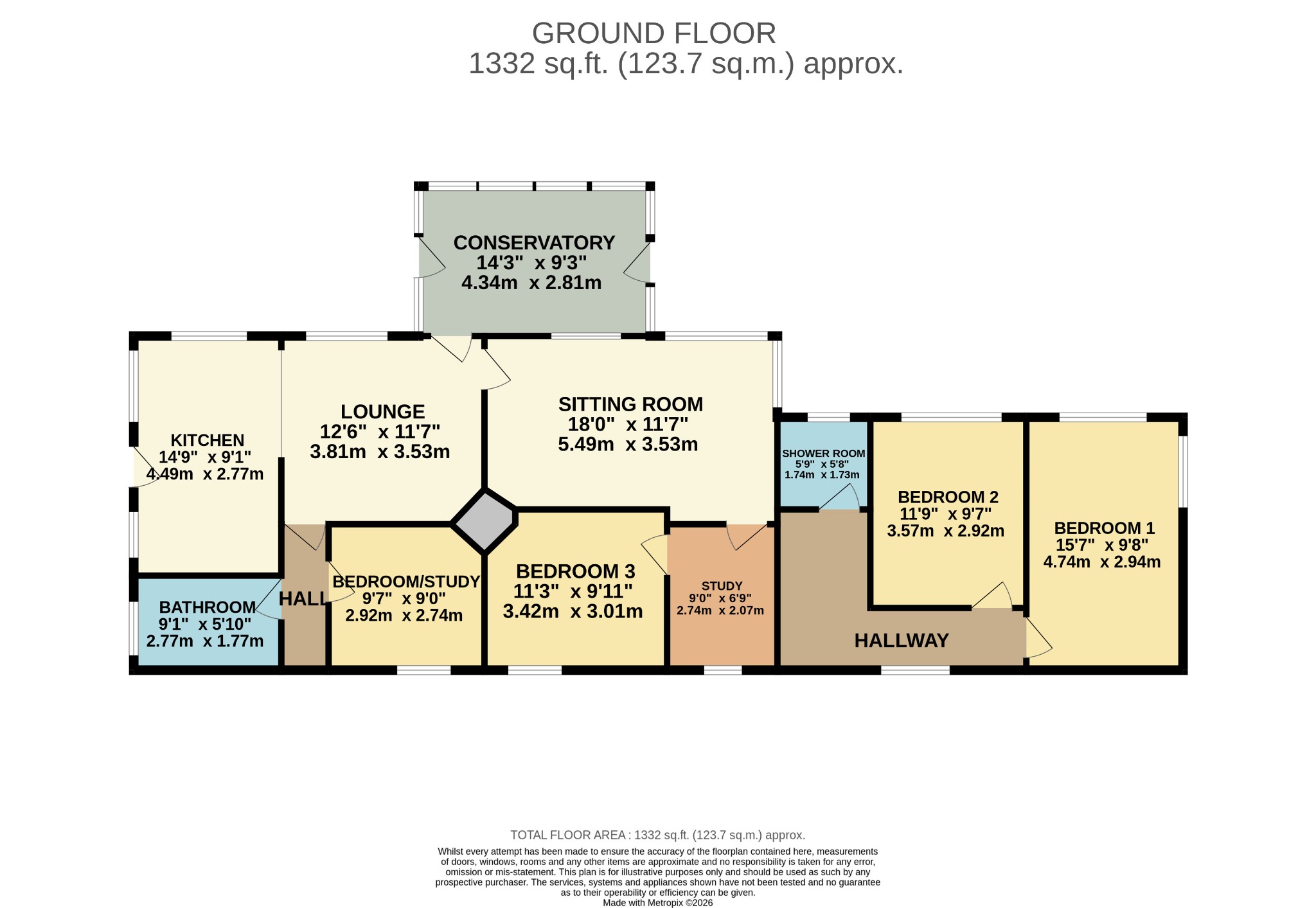 Faith Cottage, Blairmore, Argyll and Bute floorplan