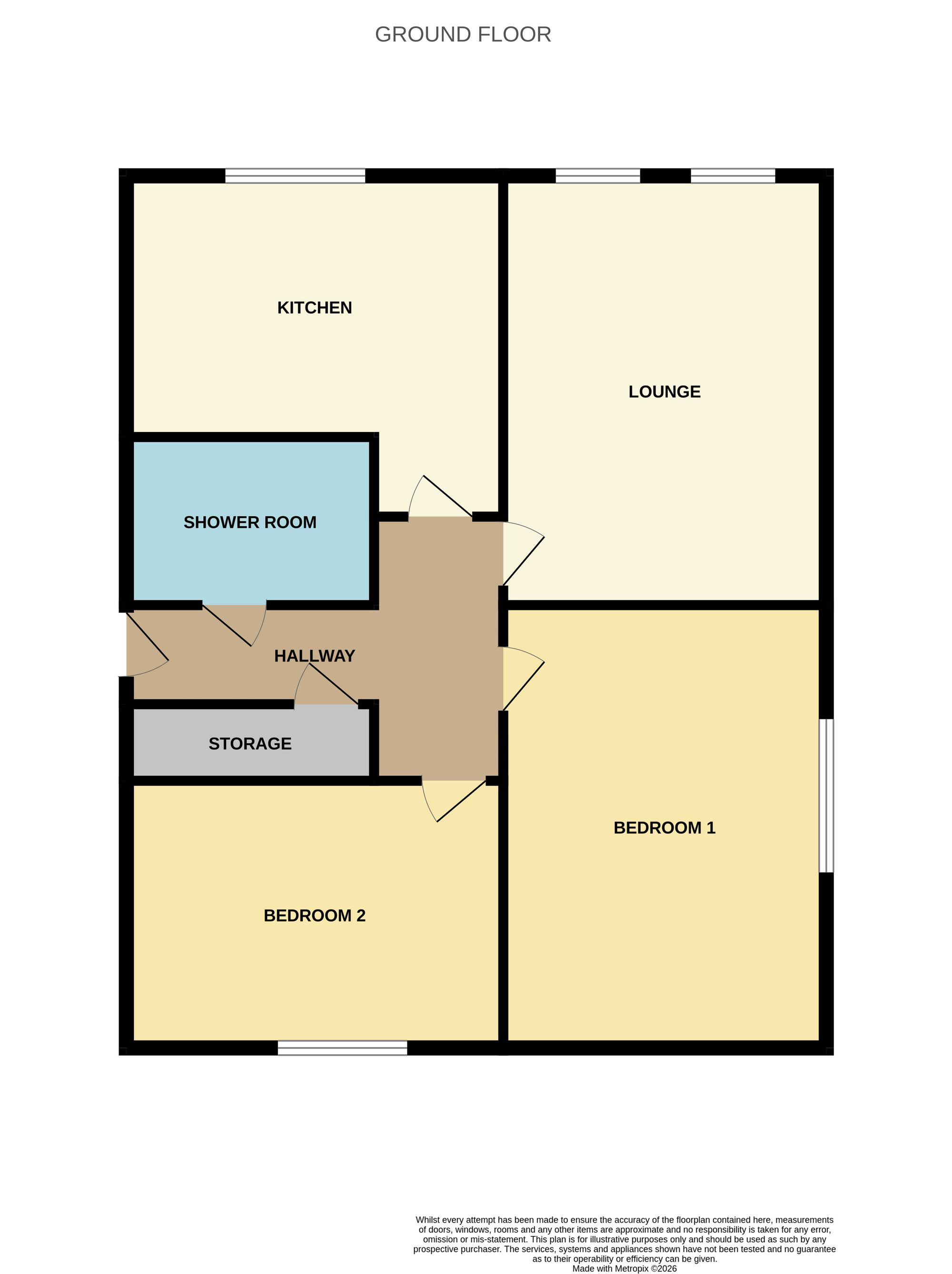 37 York Gardens, Carlisle floorplan
