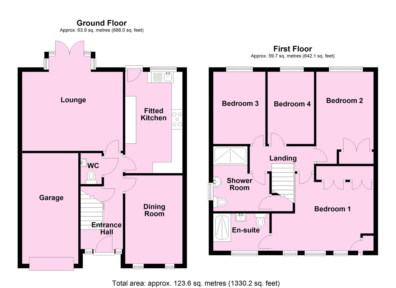 5, Bodycote Close, Leicester floorplan