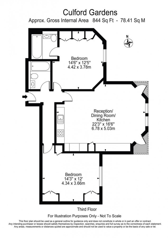 2 Bedrooms Flat to rent in Culford Gardens, Chelsea SW3