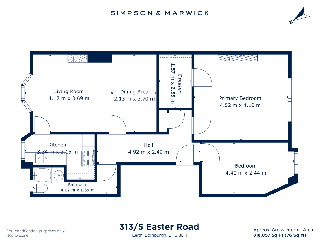 313/5, Easter Road, Edinburgh floorplan