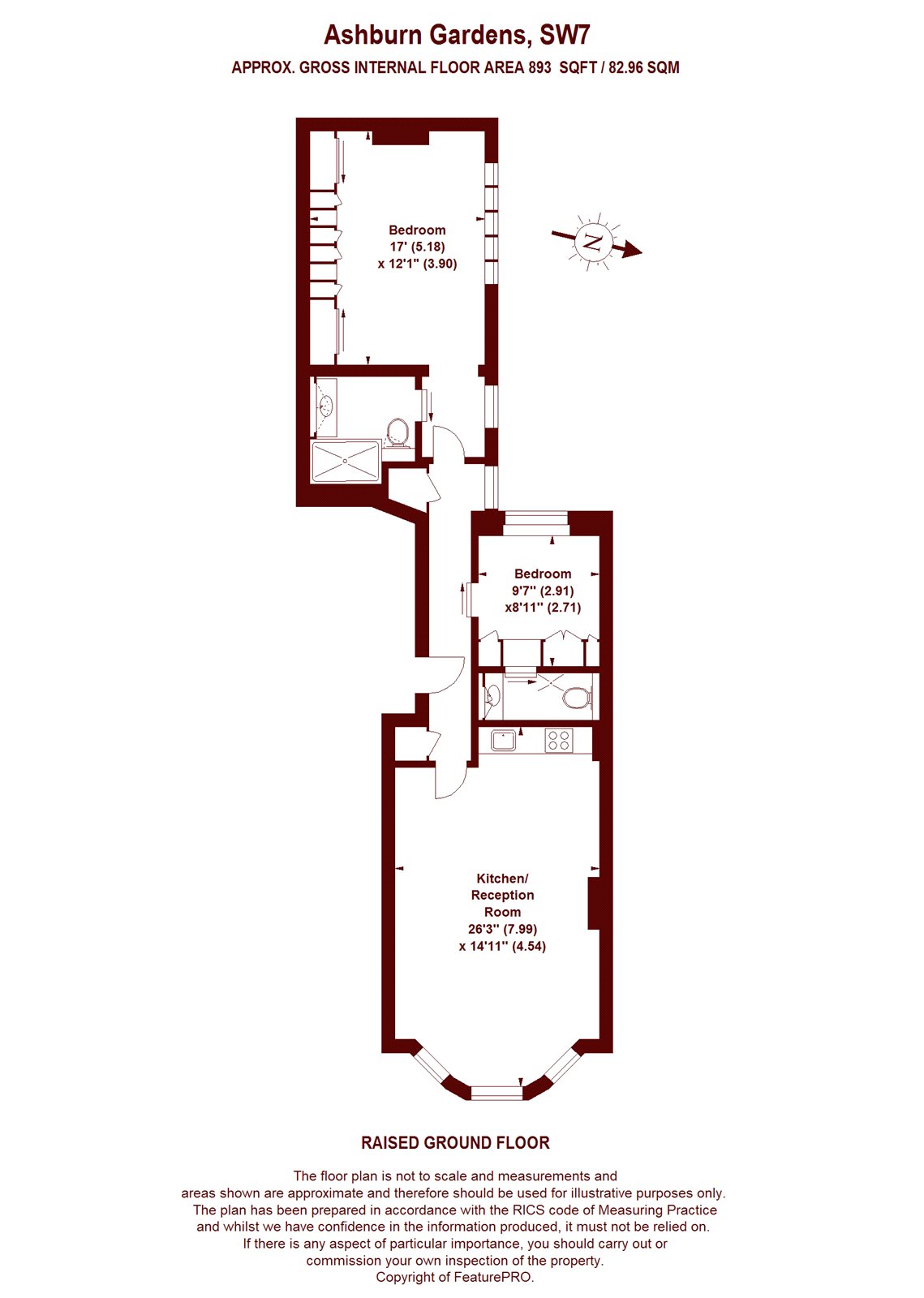 2 bed flat for sale in Ashburn Gardens, London SW7 51430311 Zoopla