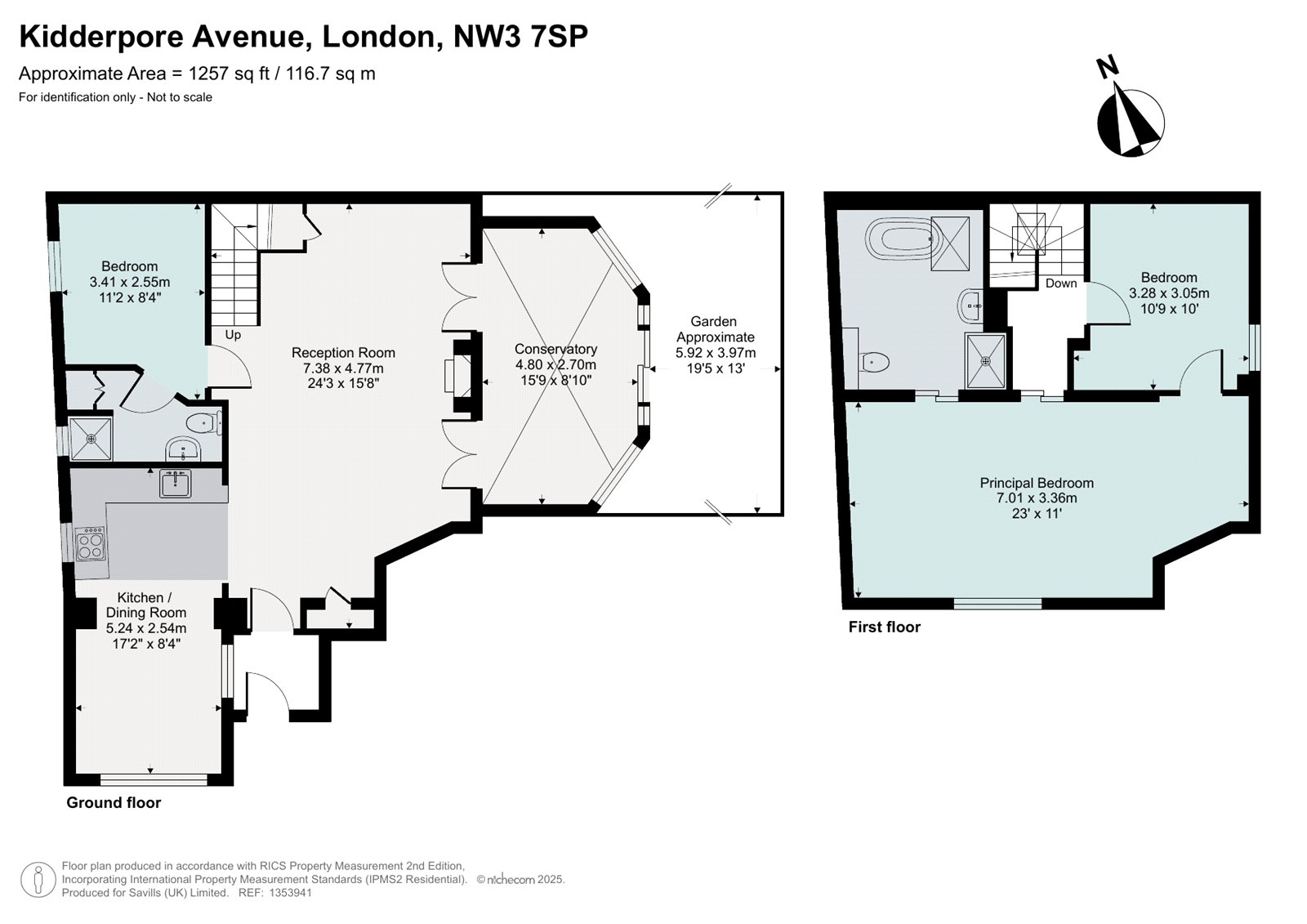 The Coach House, 6, Kidderpore Avenue, London floorplan