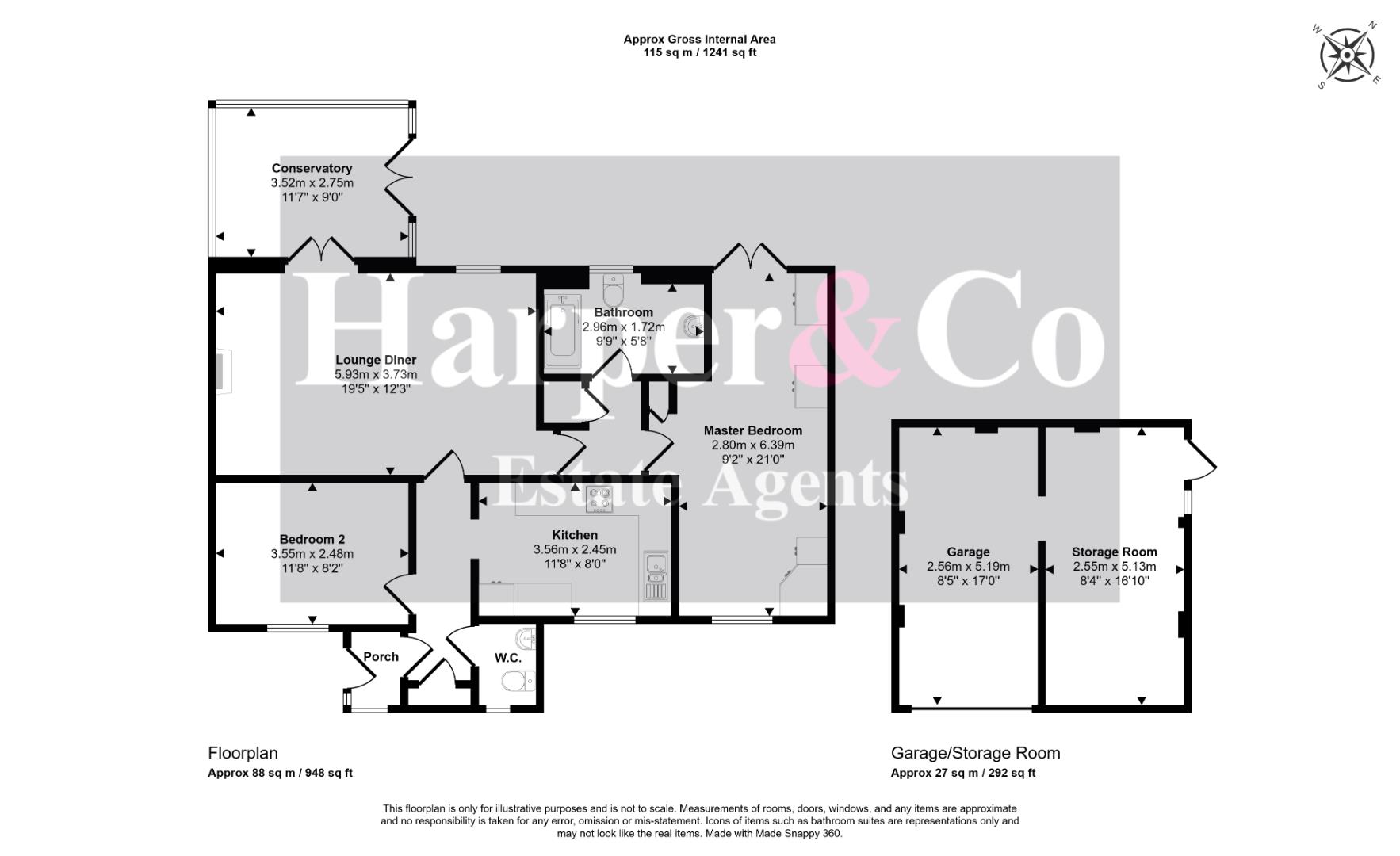 2, Haydon Green, Billingham floorplan