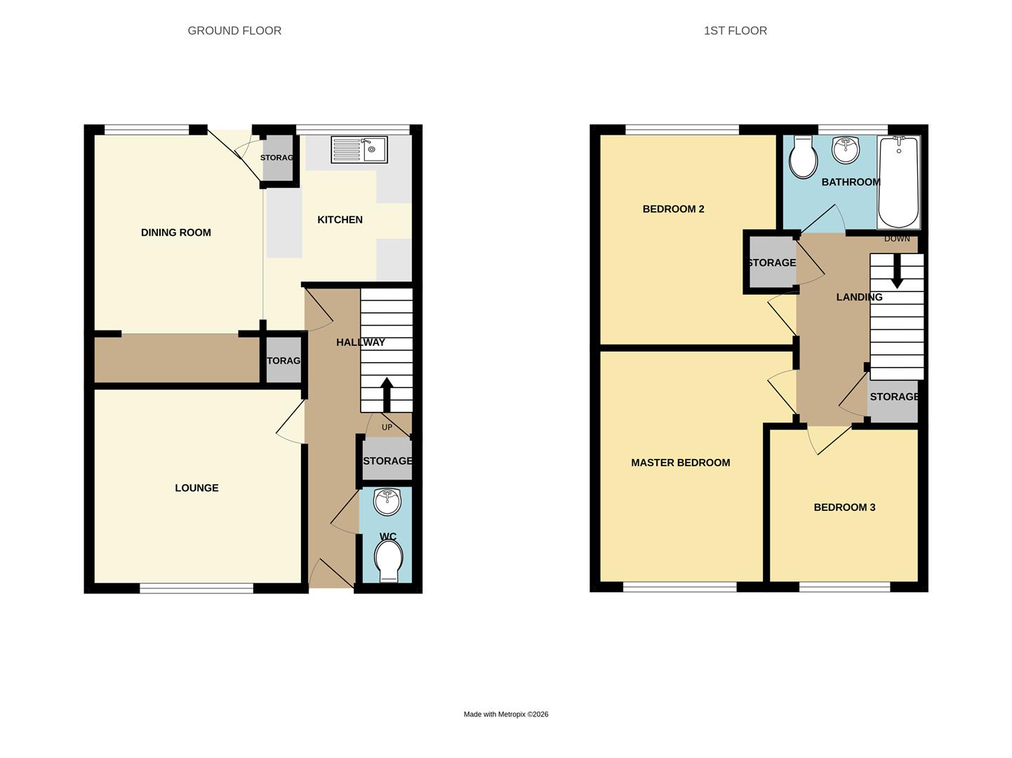 7, Blackhorse Lane, Brierley Hill floorplan