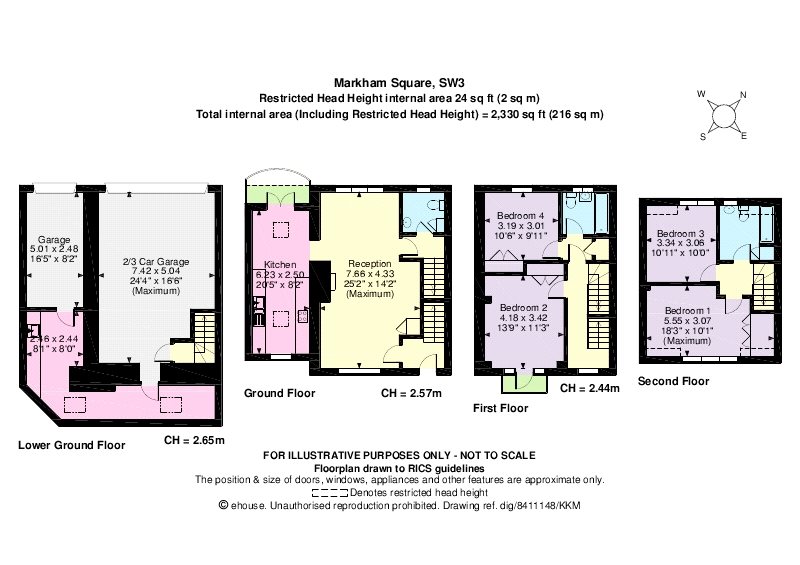 Markham Square, London SW3, 4 bedroom end terrace house for sale
