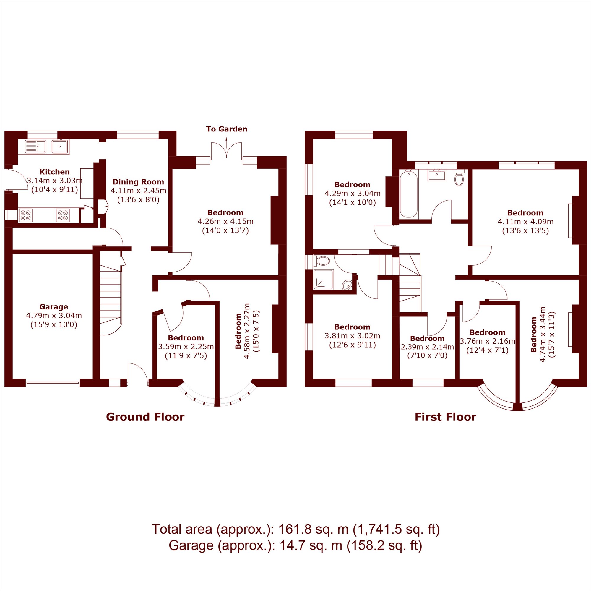 11, Haycroft Gardens, London floorplan
