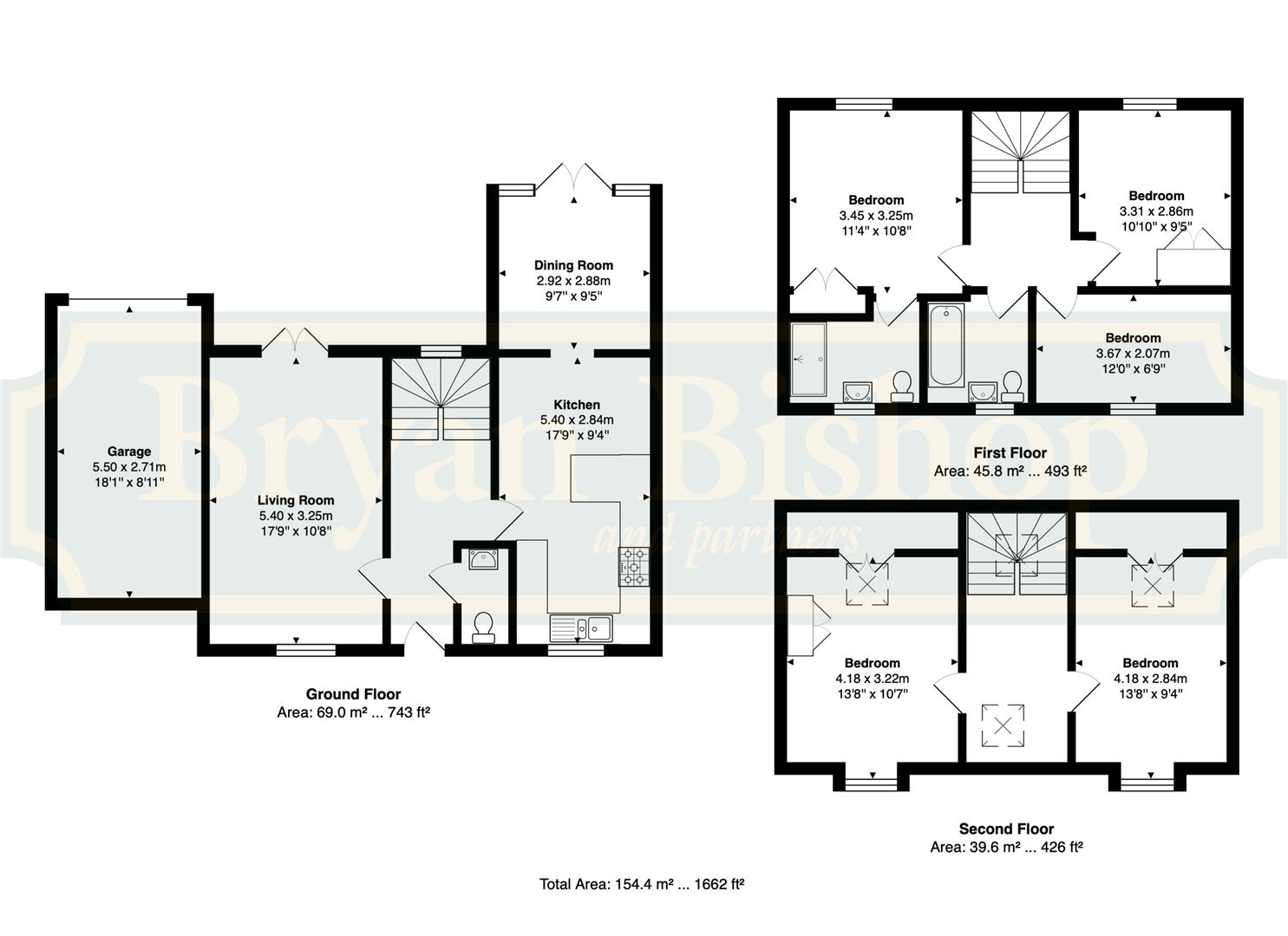 53, Finbracks, Stevenage floorplan