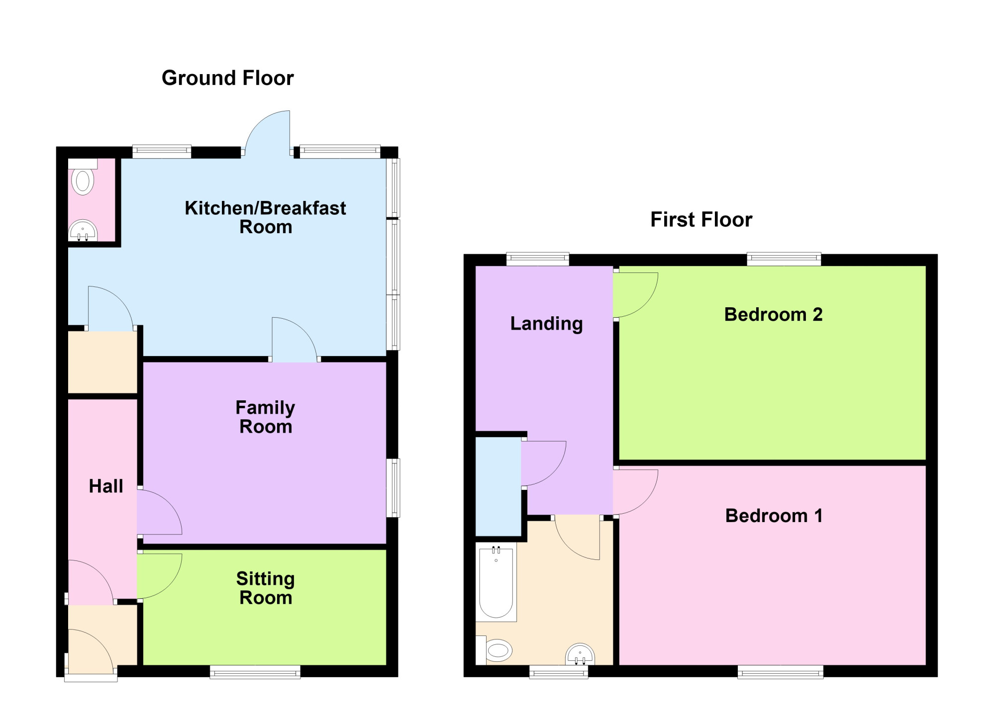 306, Middle Road, Swansea floorplan